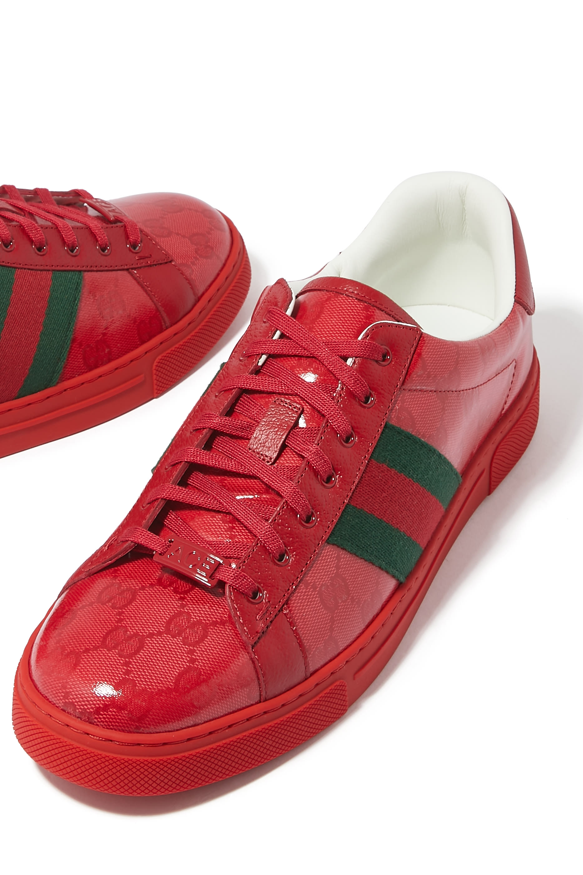 Ace GG Crystal Canvas Sneakers