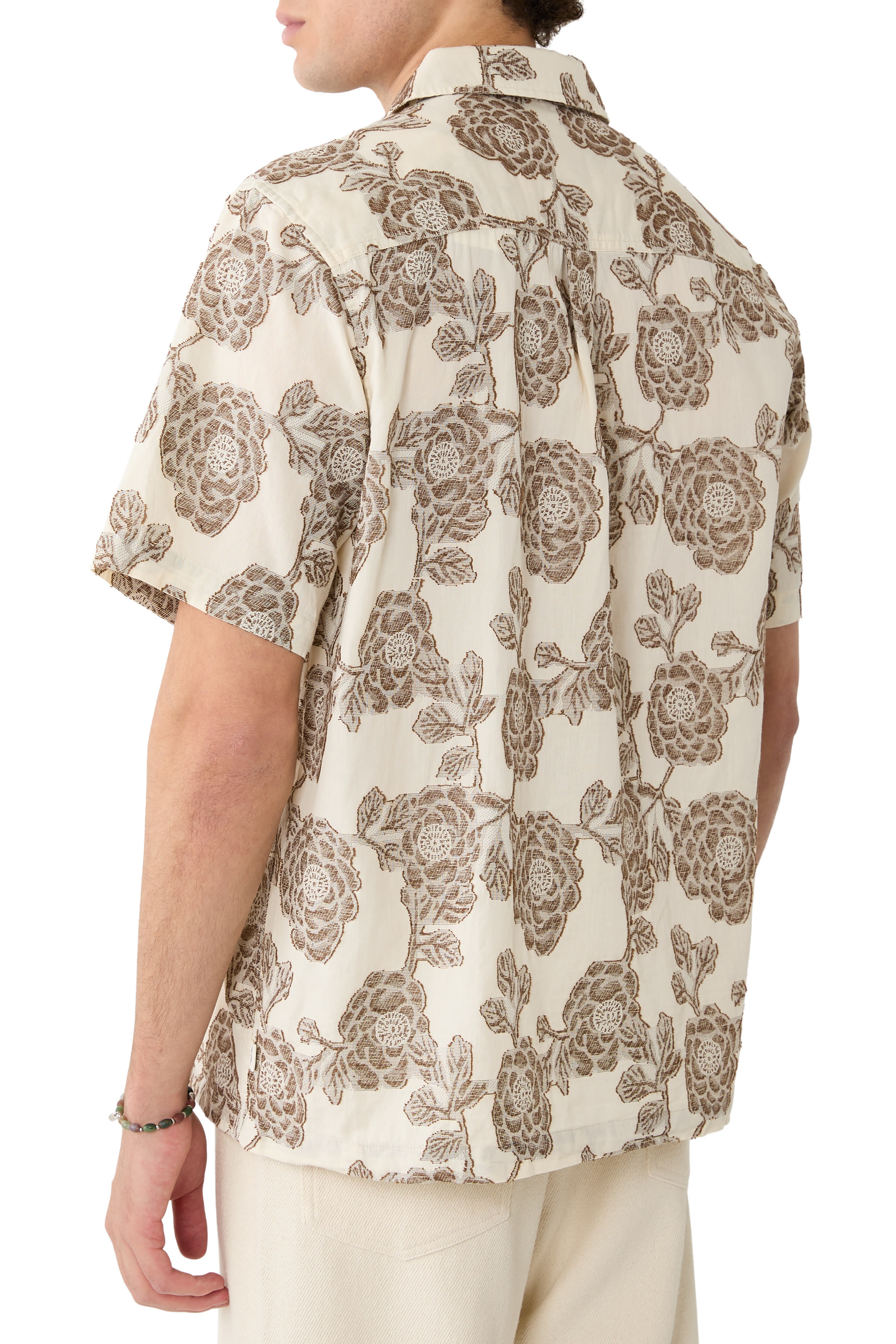 Lesley Flower Jacquard Shirt