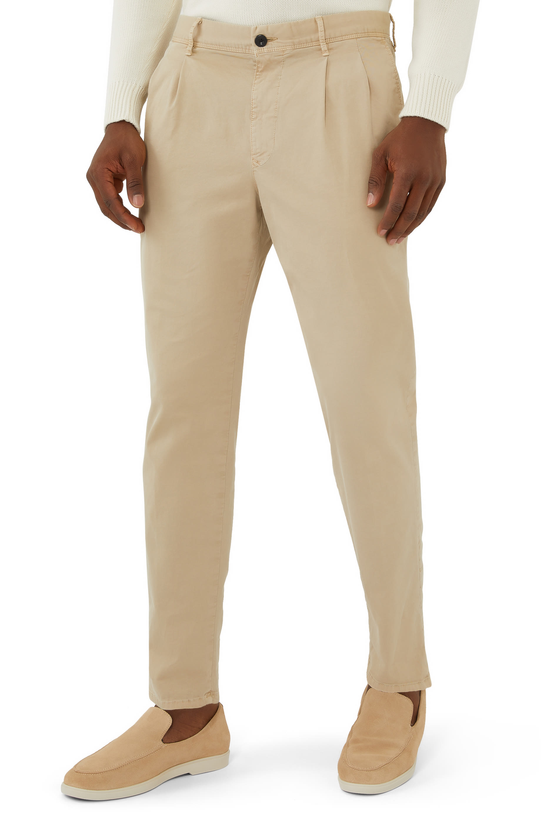 Slim-Fit Stretch Trousers