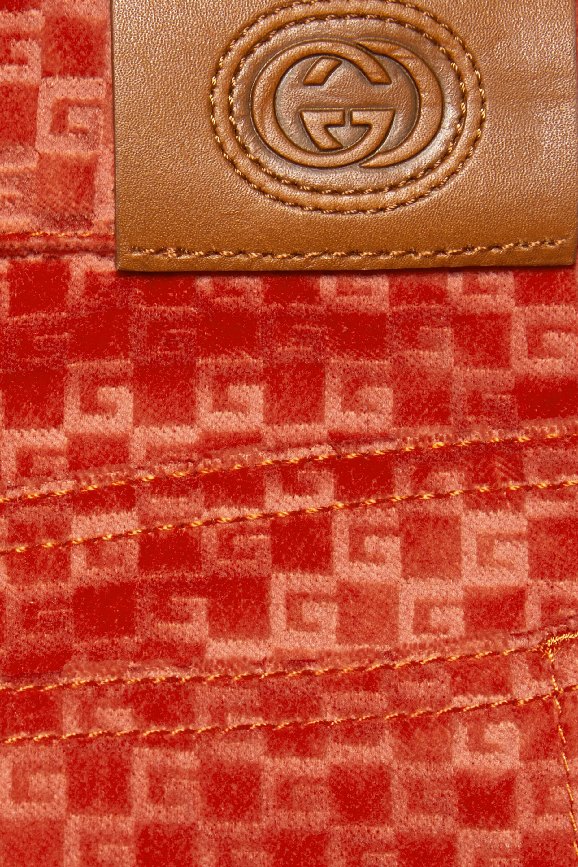 Kids Square G Velvet Skirt