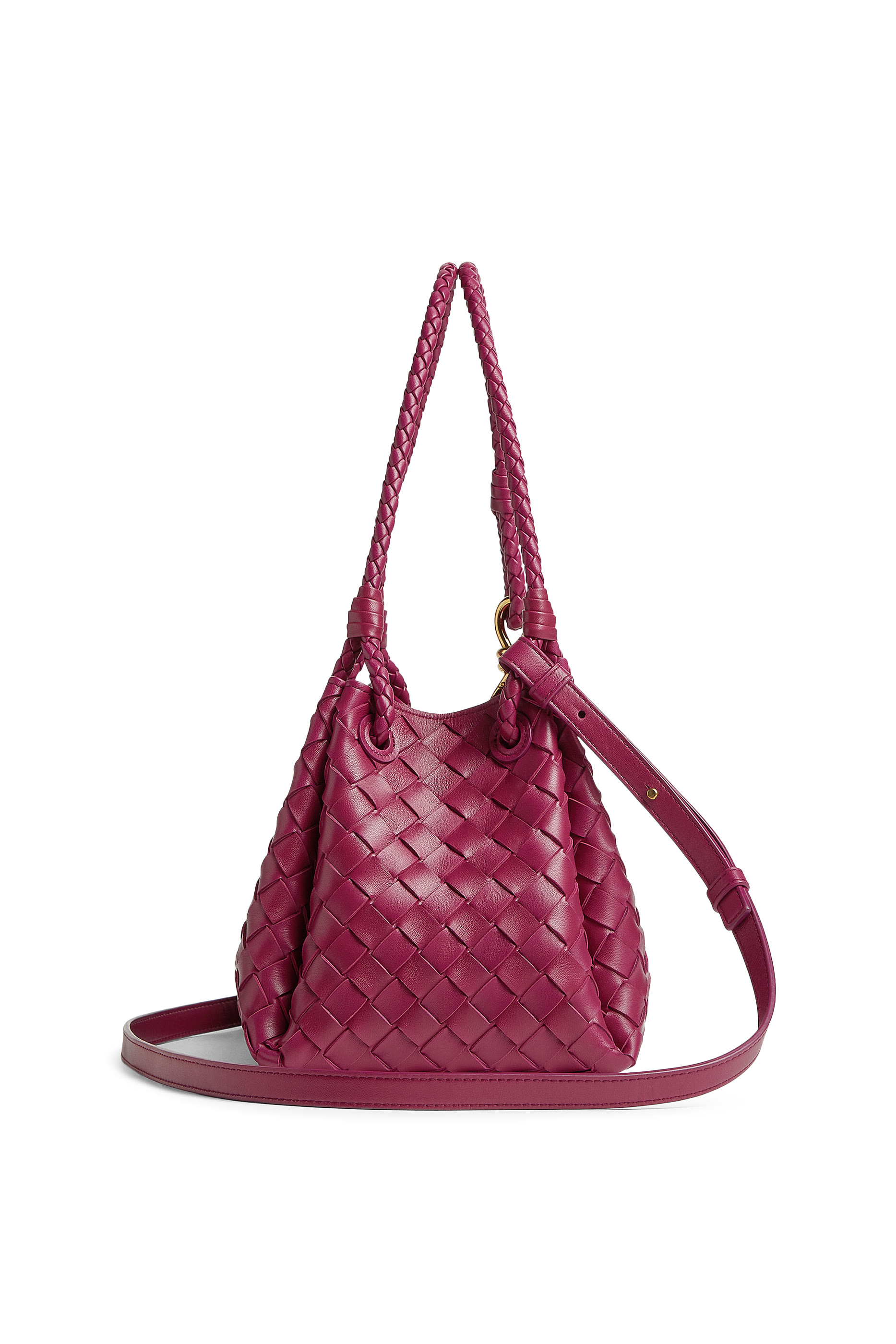 Intrecciato Large Parachute Shoulder Bag