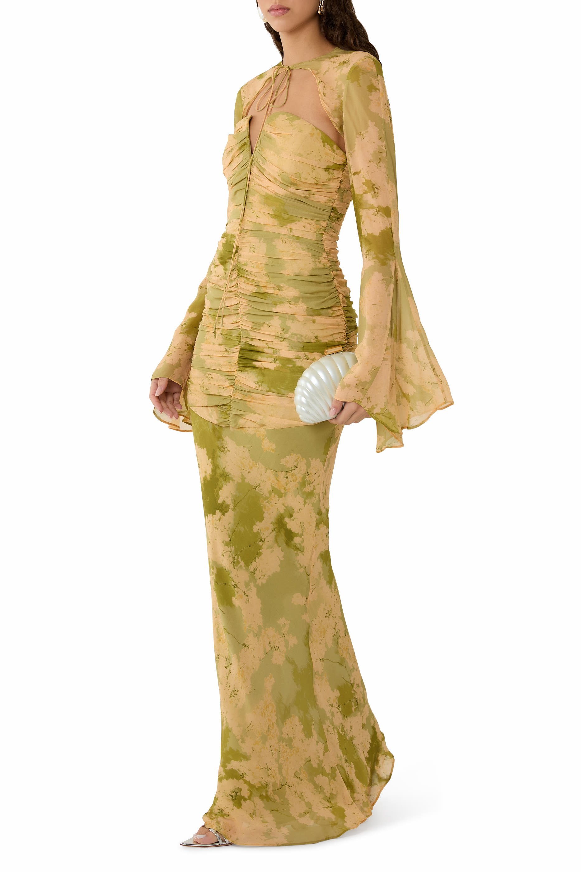 Lorena Maxi Dress and Bolero Chiffon