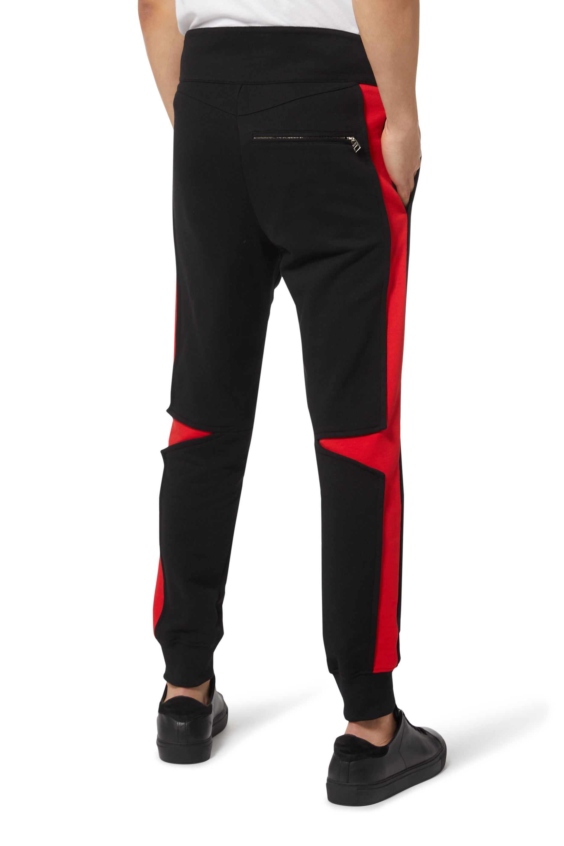 Colorblock Organic Cotton Track Pants