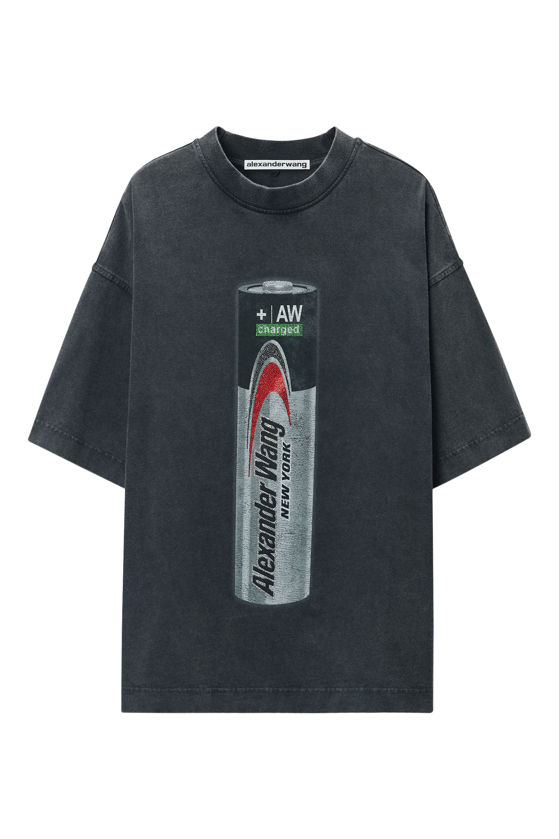 Battery Logo-Print Graphic T-Shirt