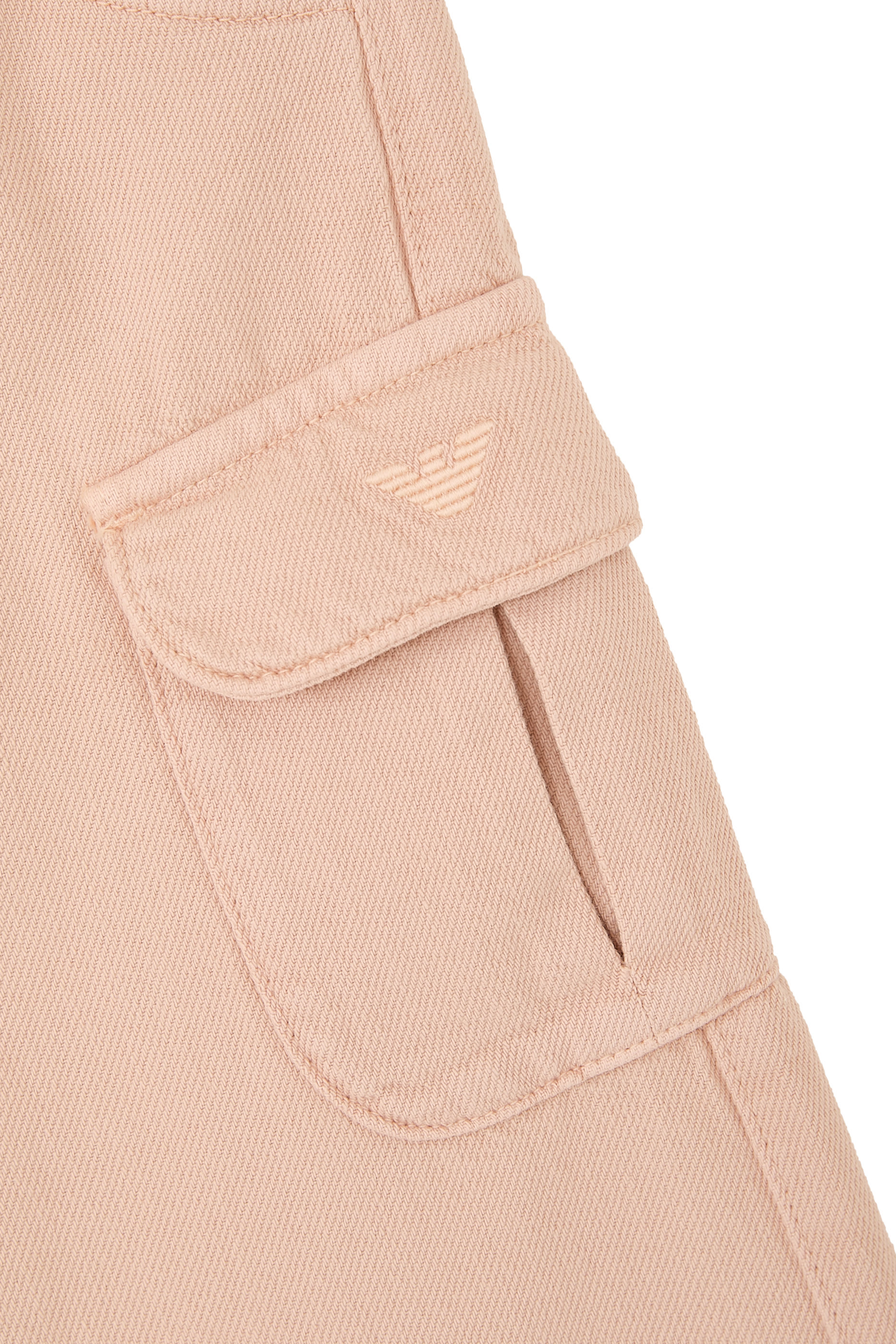 Kids Wide-Leg Cargo Trousers