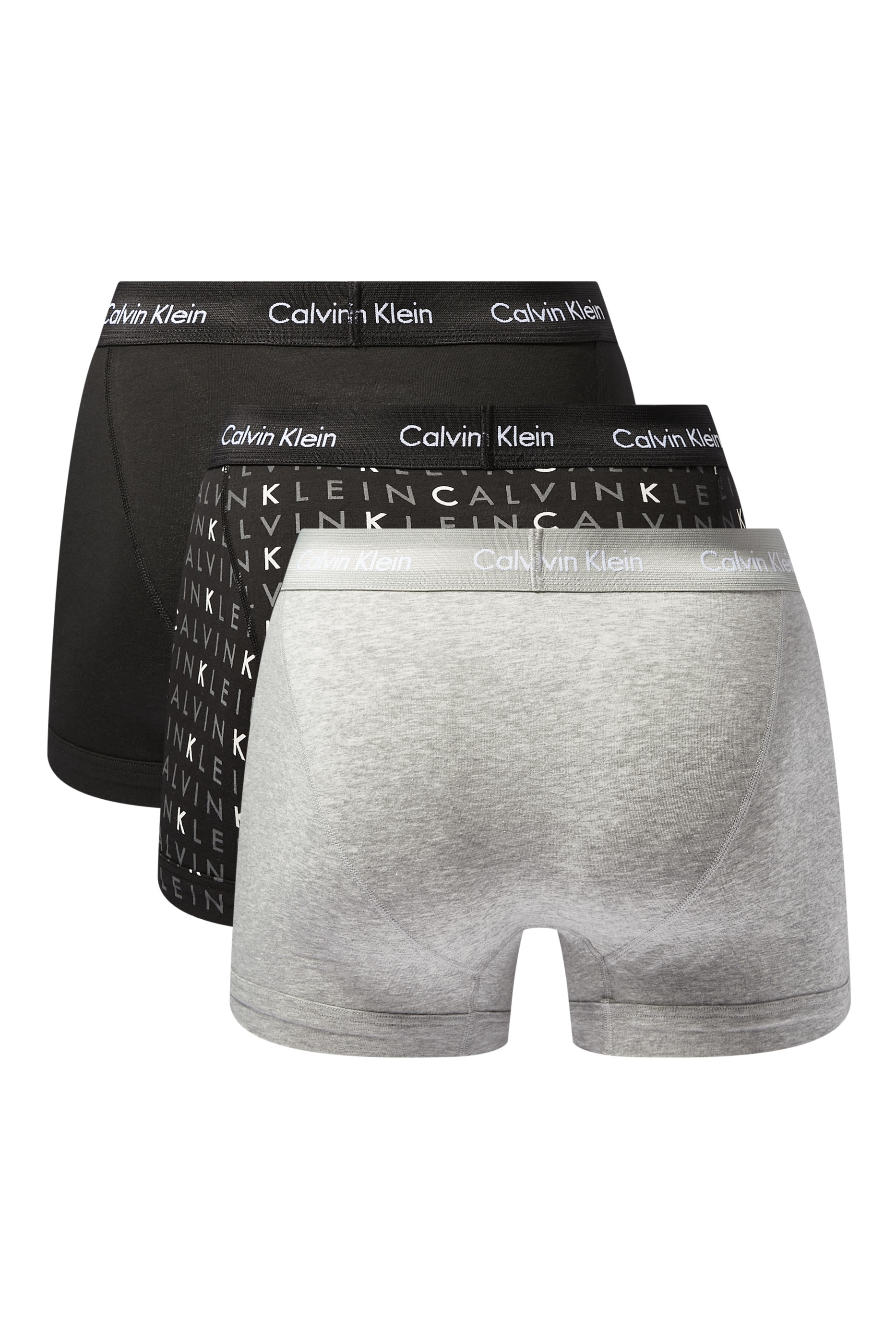 Stretch Cotton Trunks, Pack of 3