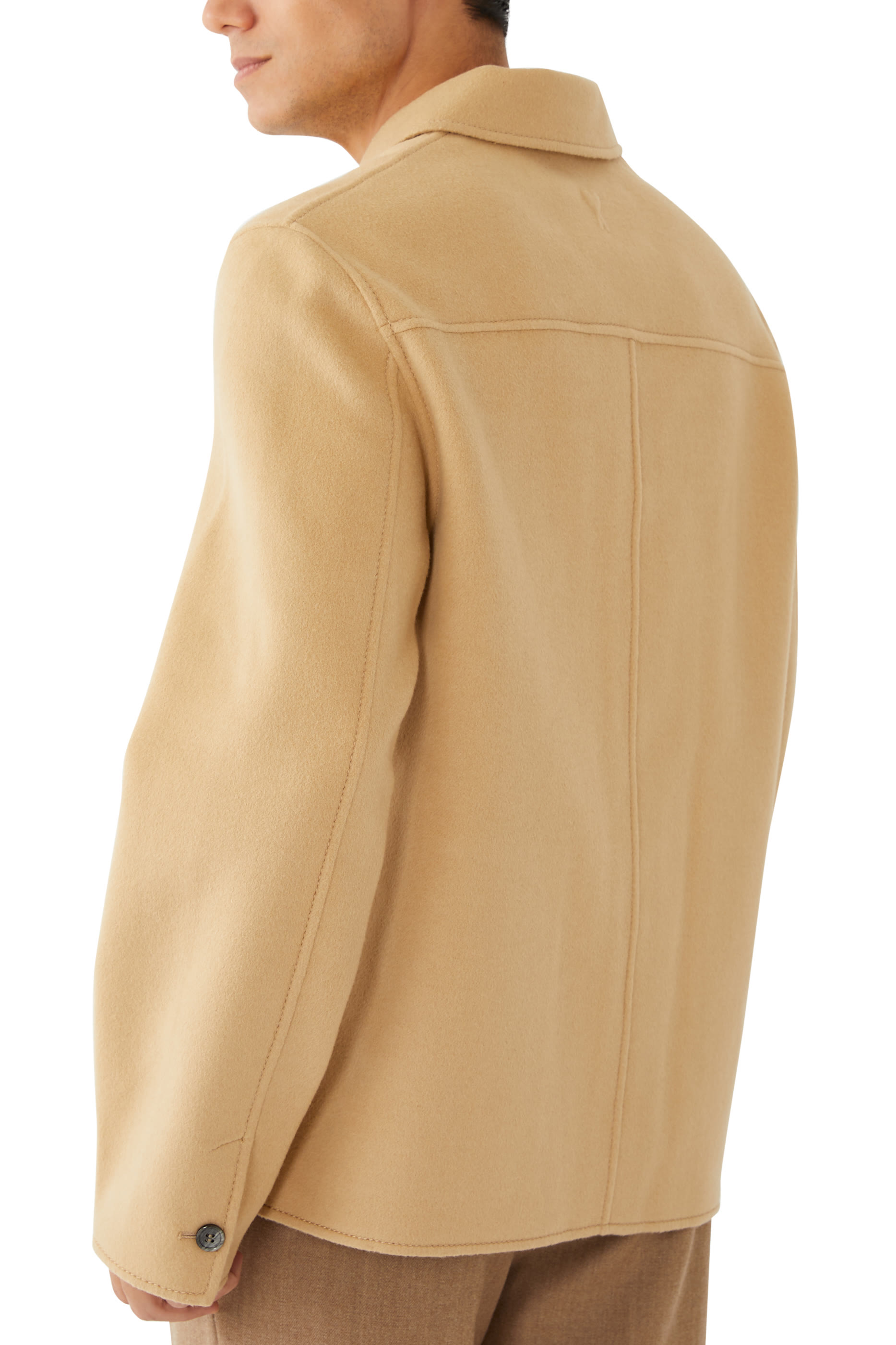 Boxy Buttoned Jacket