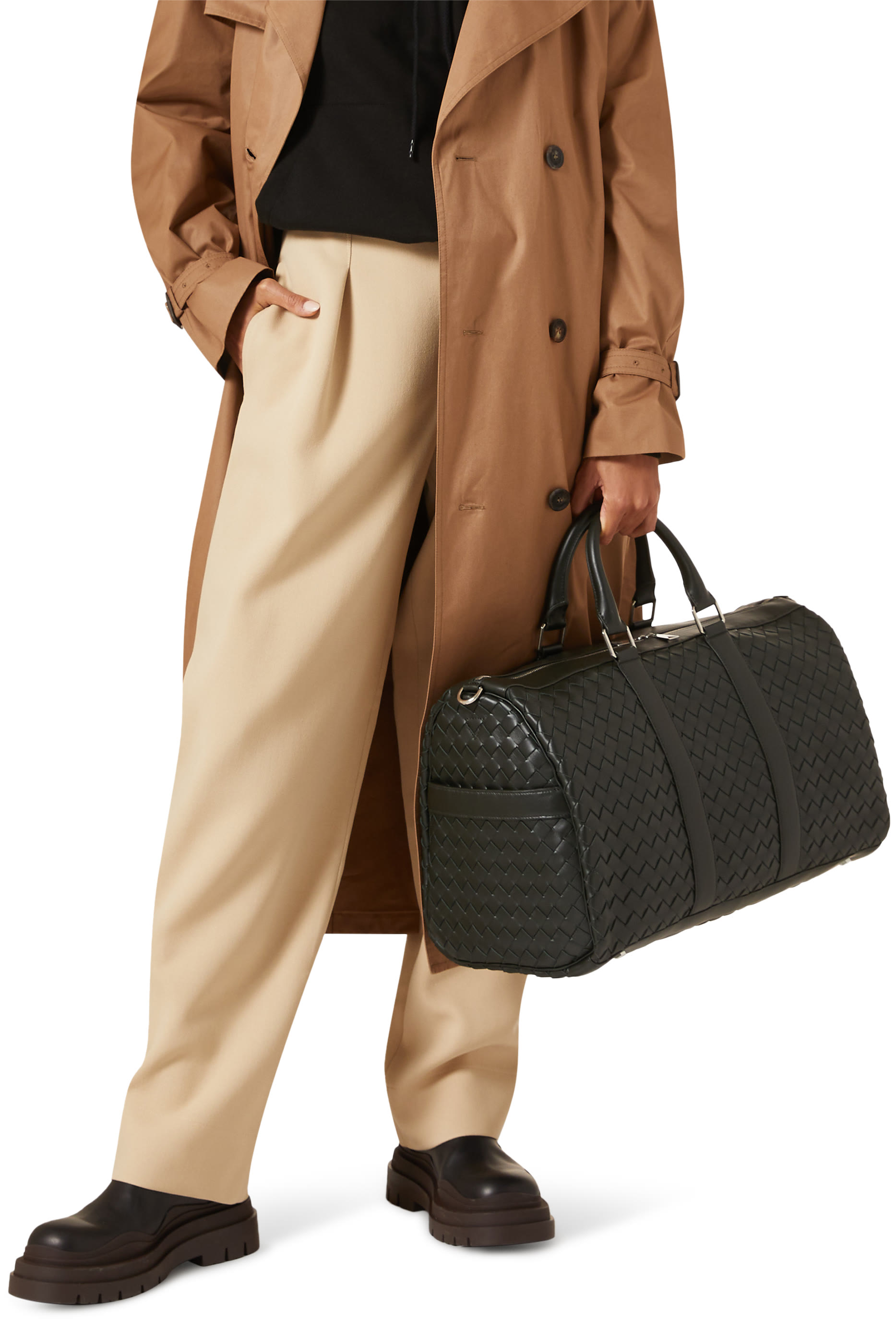 Medium Intrecciato Duffle Bag