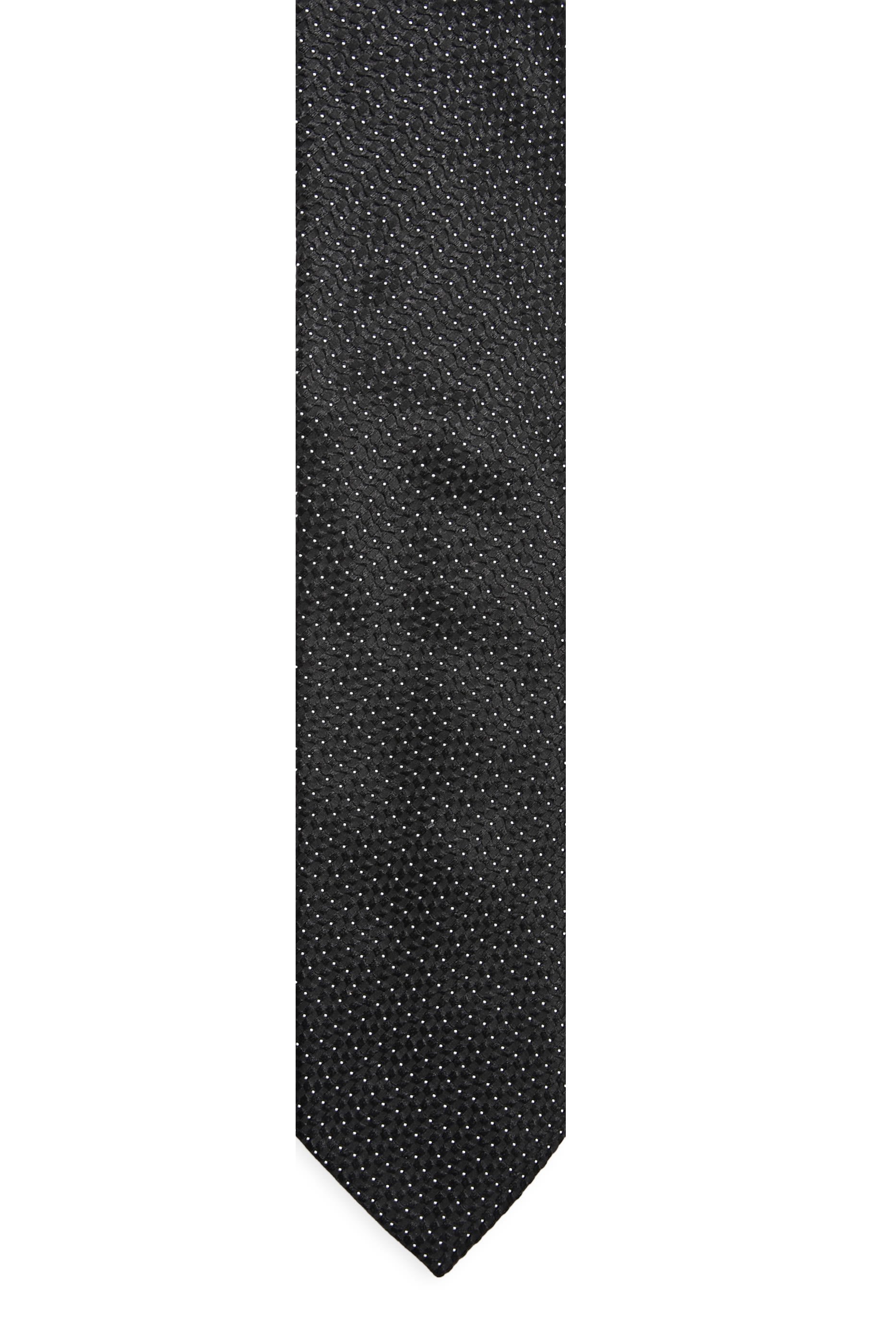  Pin-Dot Woven Silk Tie