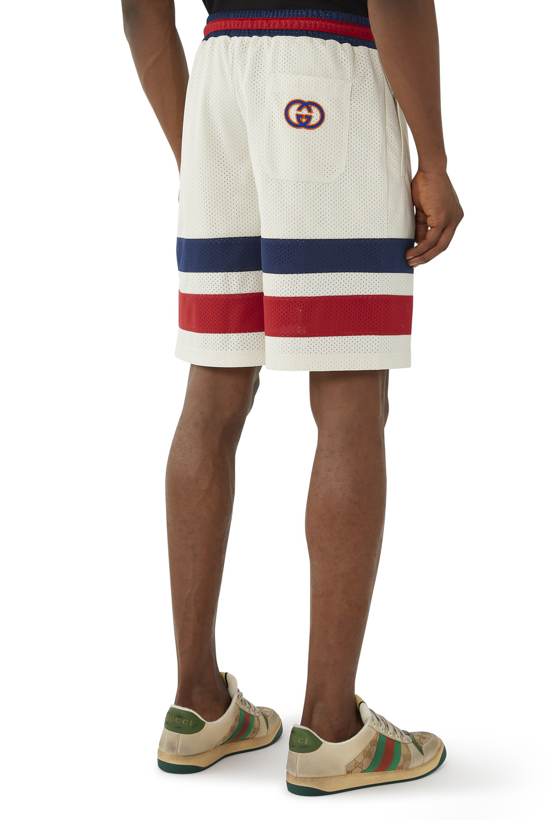Web Stripe Shorts