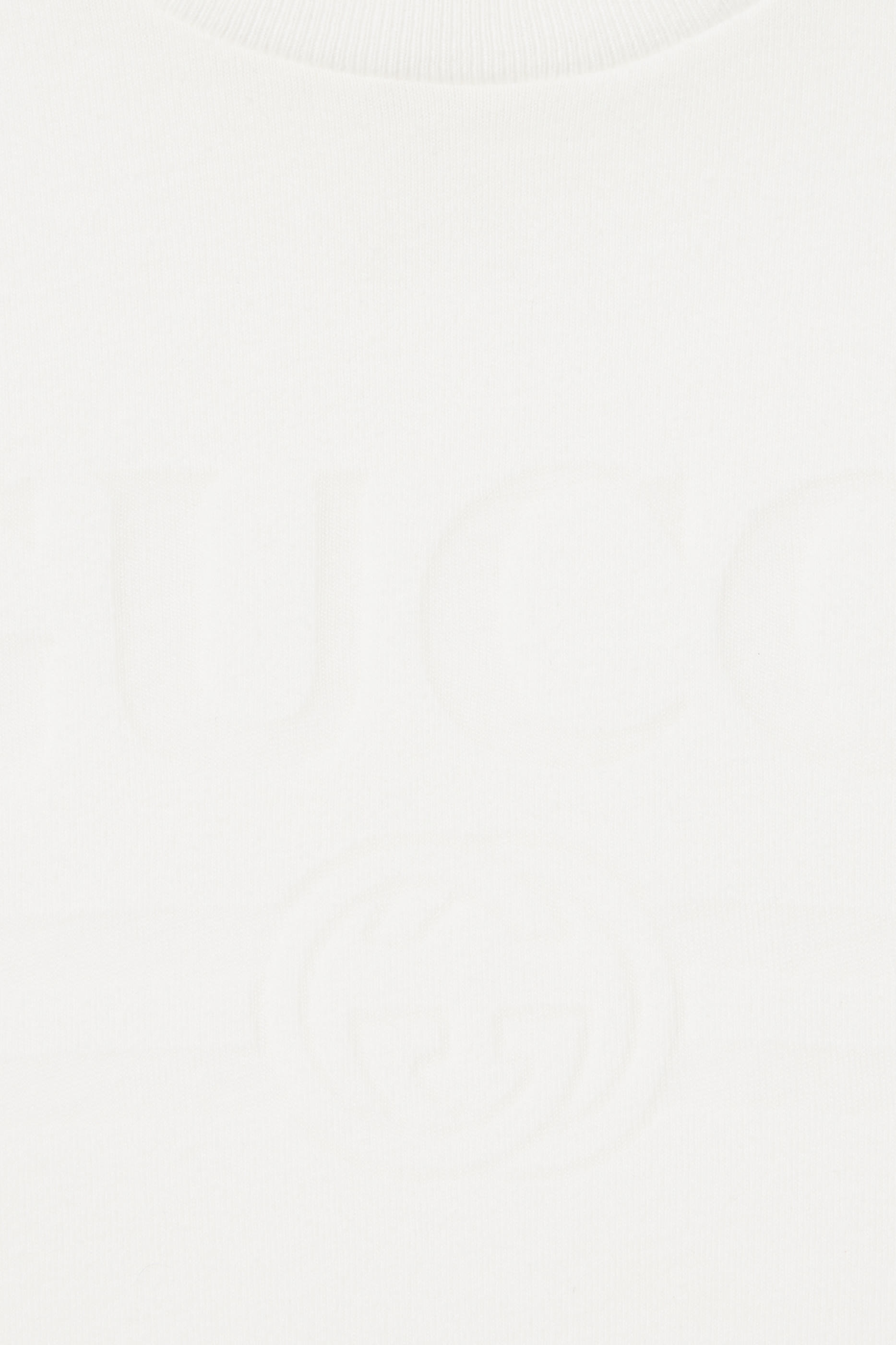 Cotton Jersey T-Shirt with Devor&eacute; Detail