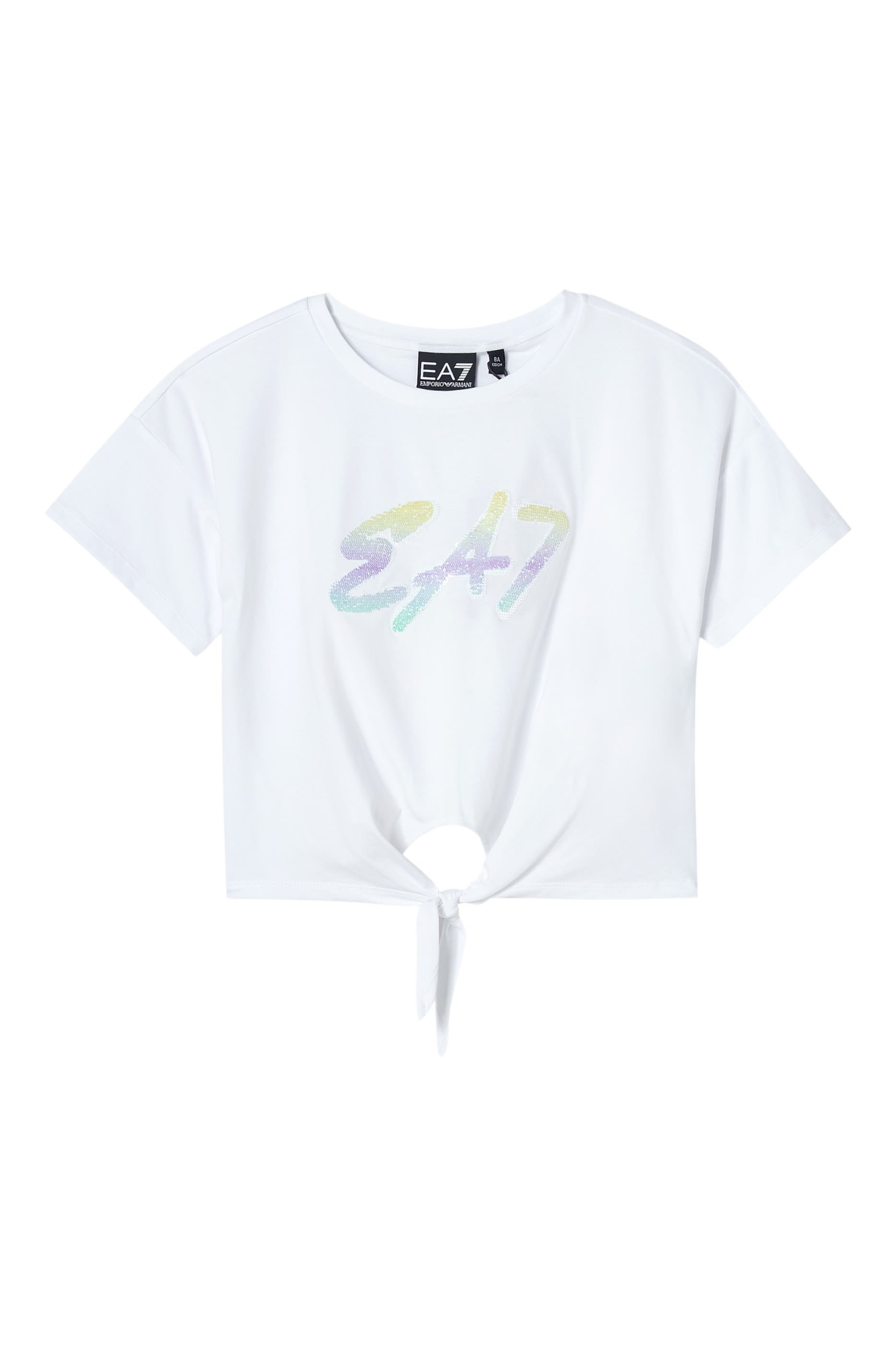 Kids EA7 Logo T-Shirt