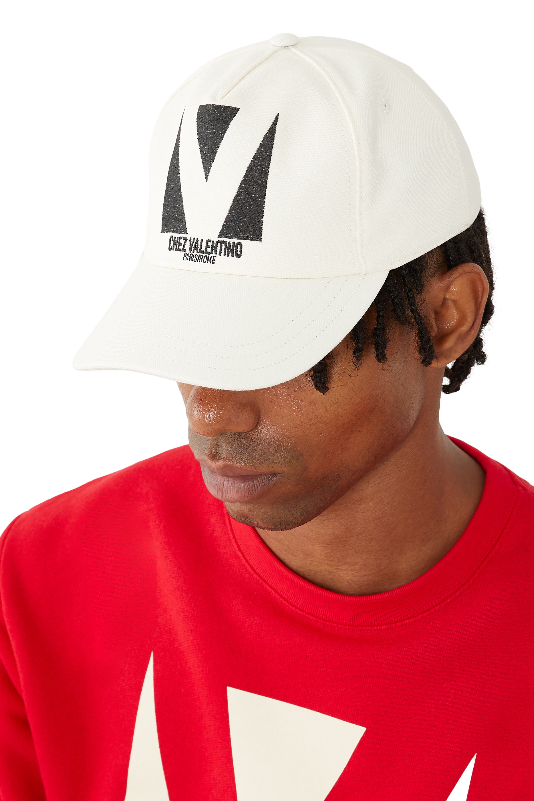Chez Valentino Cotton Baseball Cap