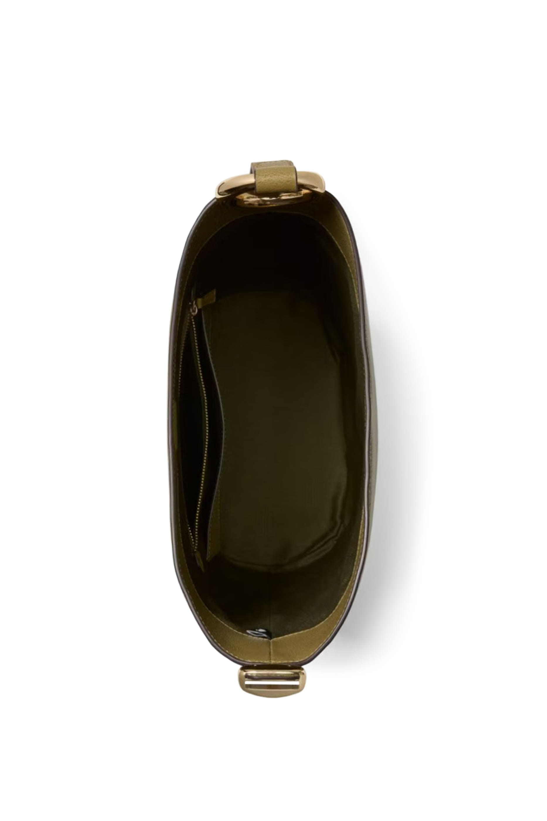 Halo Glazed Leather Large Bucket Bag 