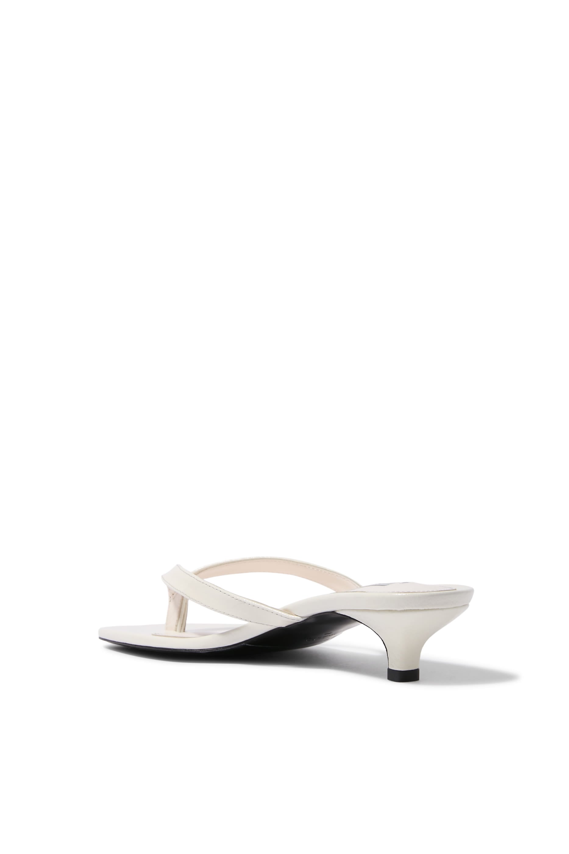 Croco-Embossed Flip Flops 35