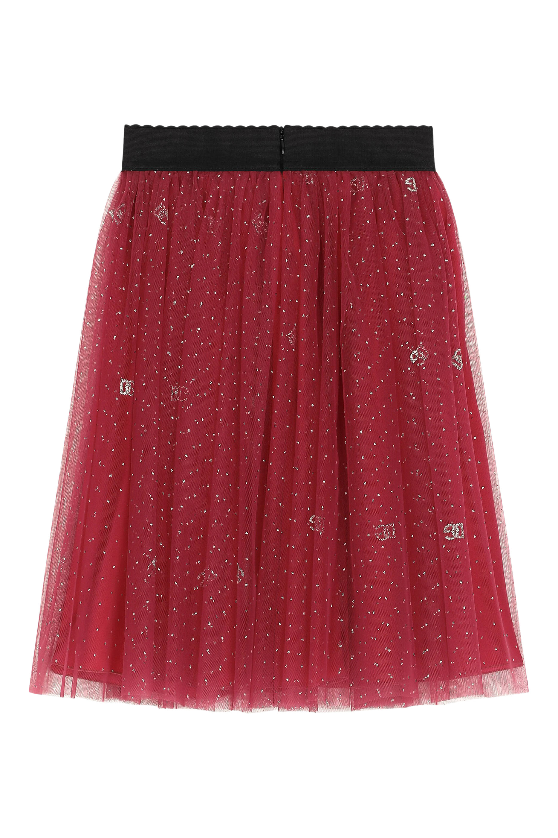 Kids Glittery-Print Tulle Skirt