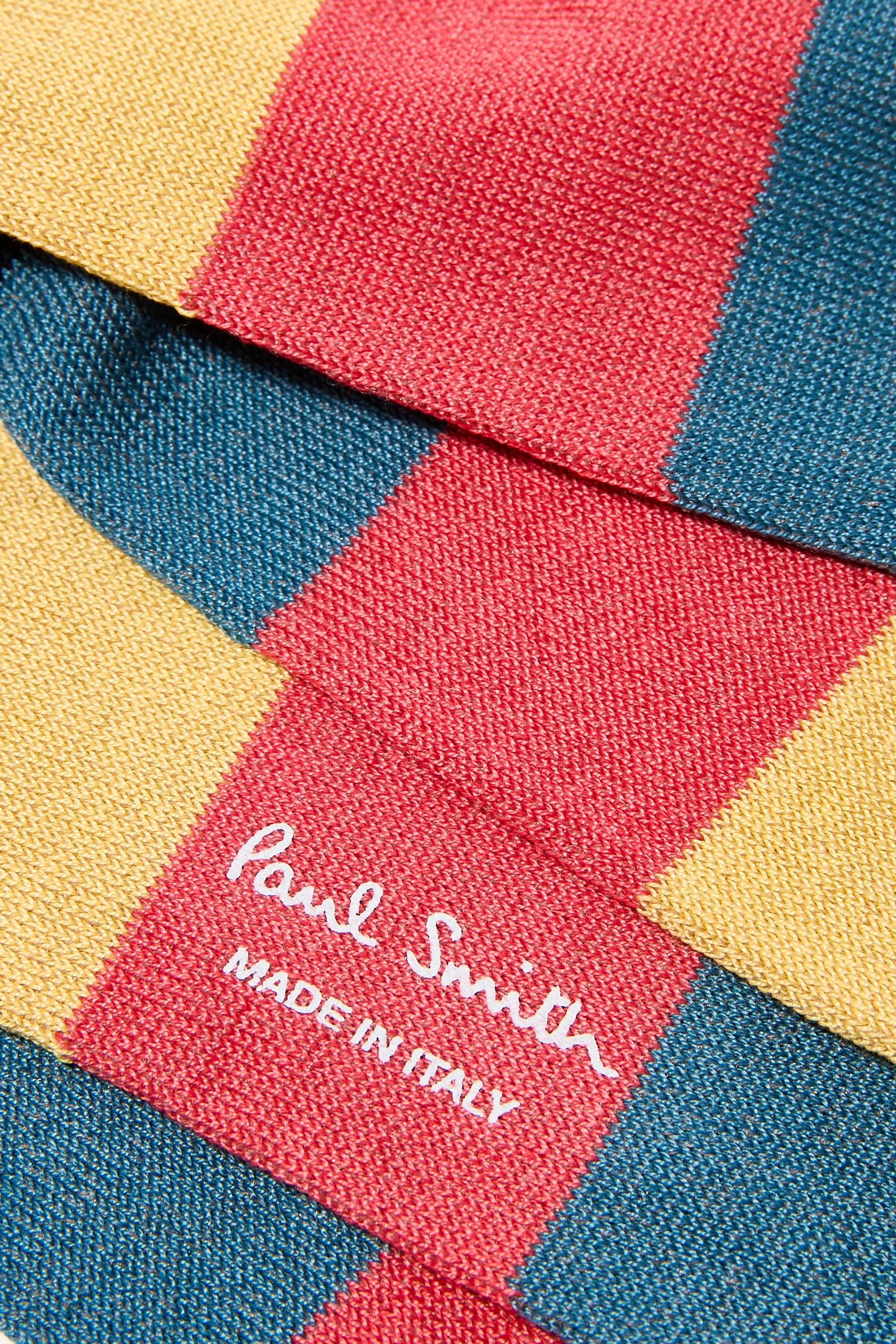 Stripe Cotton Blend Socks