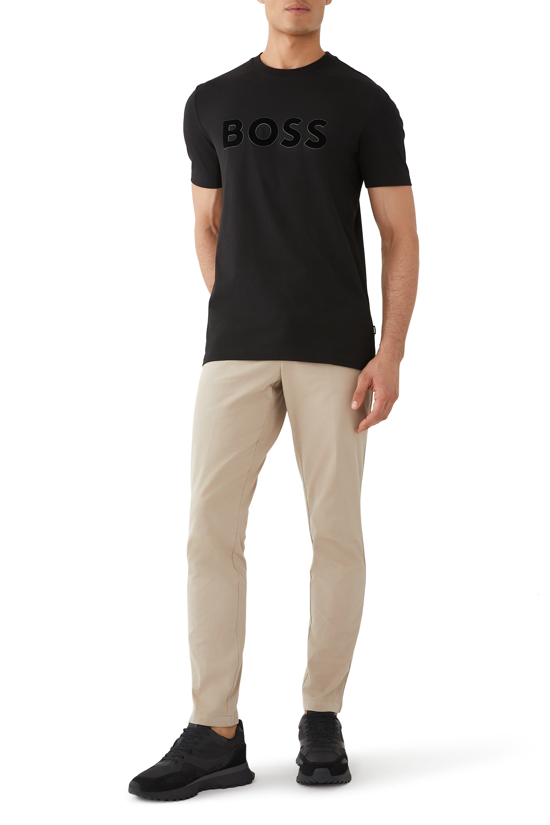 Jonah Mesh & Leather Sneakers