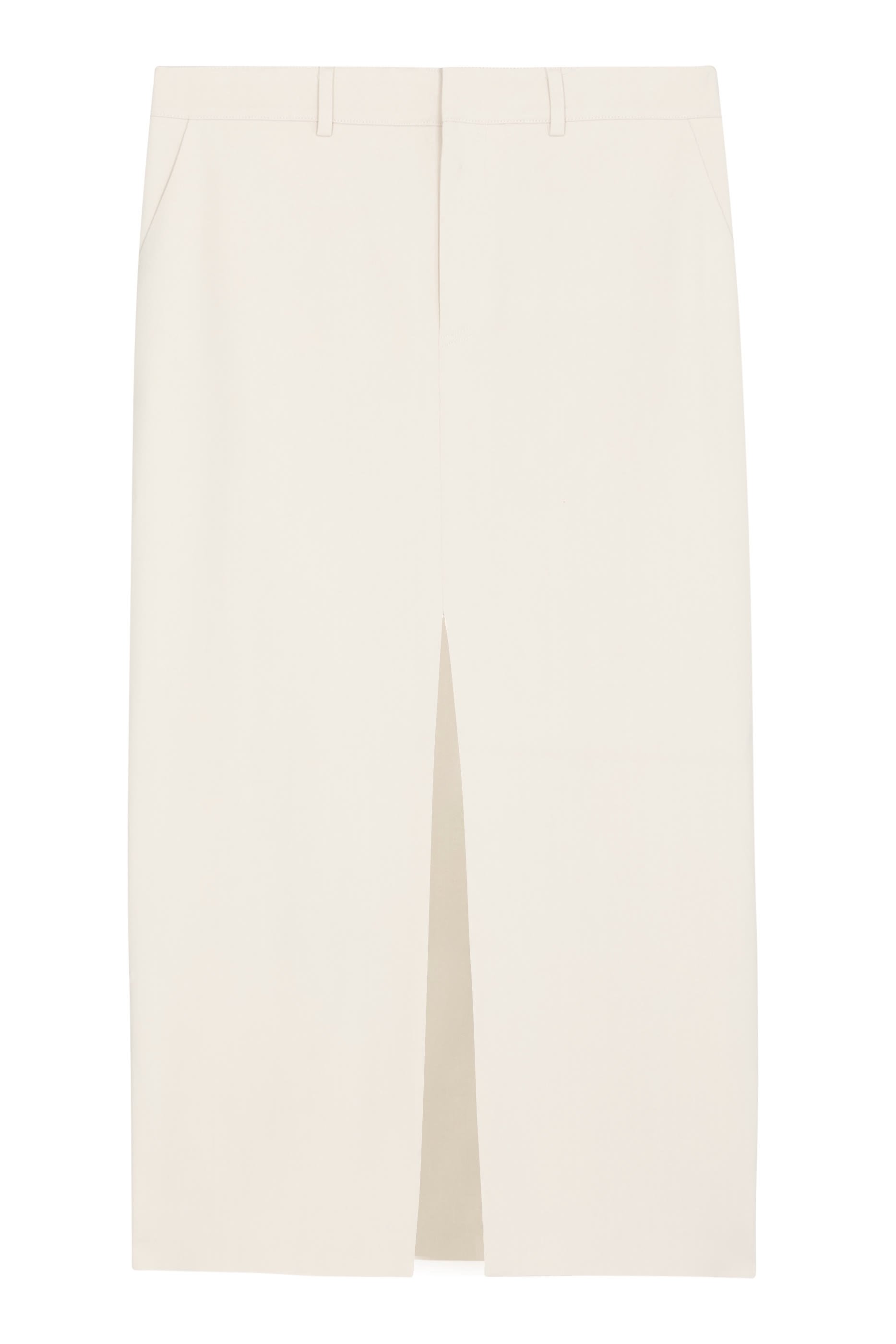 Maybelle Front-Slit Midi Skirt