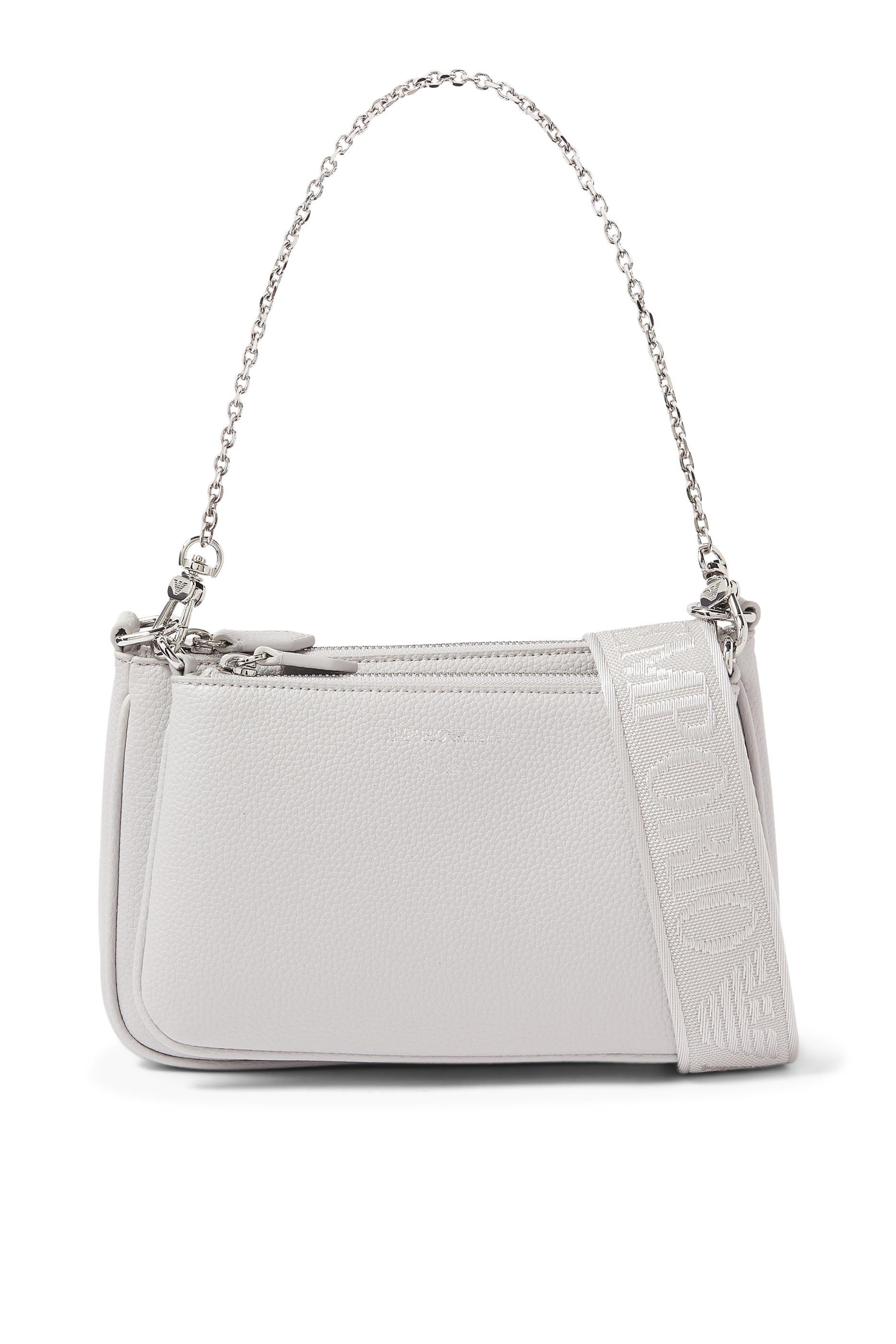 EA Text Logo Crossbody Bag