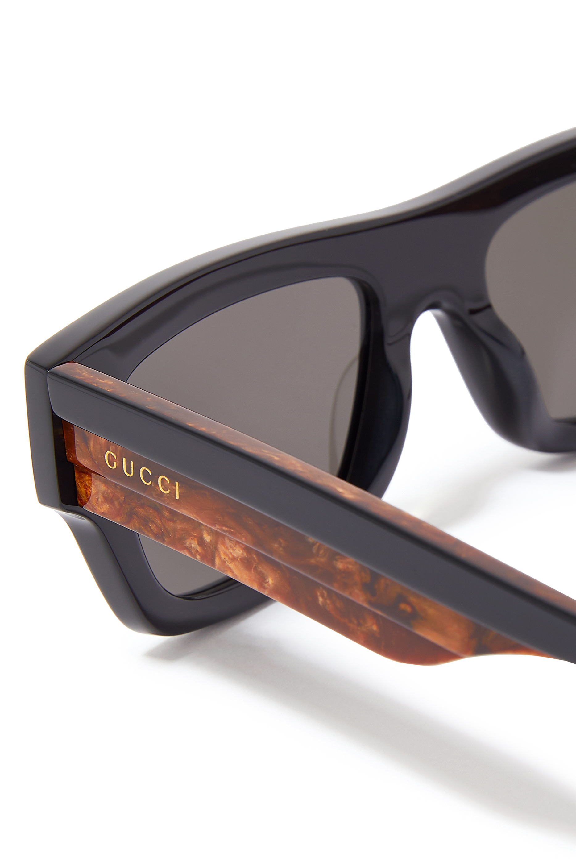 Rectangular Acetate Sunglasses