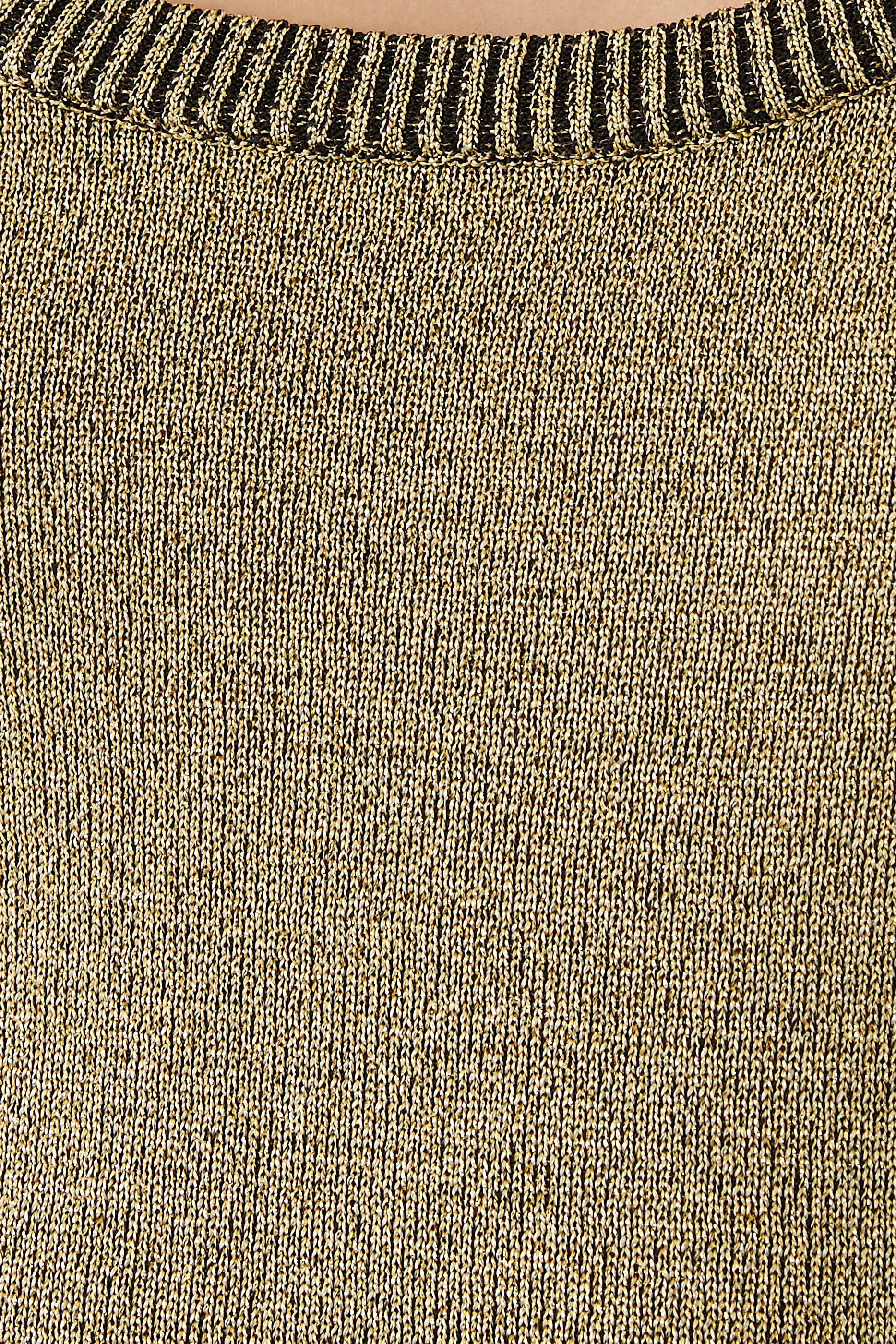 Vanise' Lurex Sleeveless Tank Top