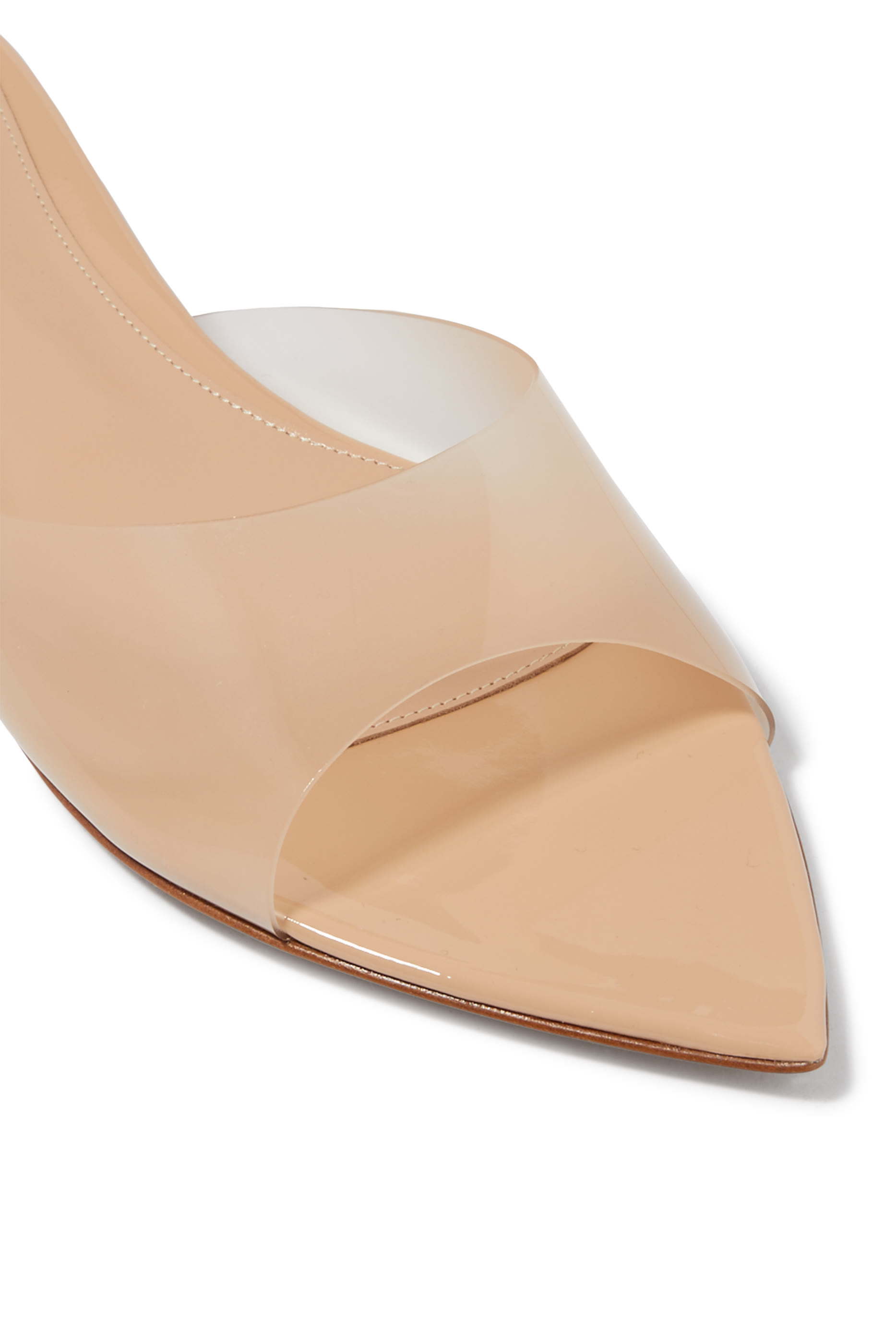 Elle Plexi Flat Sandals