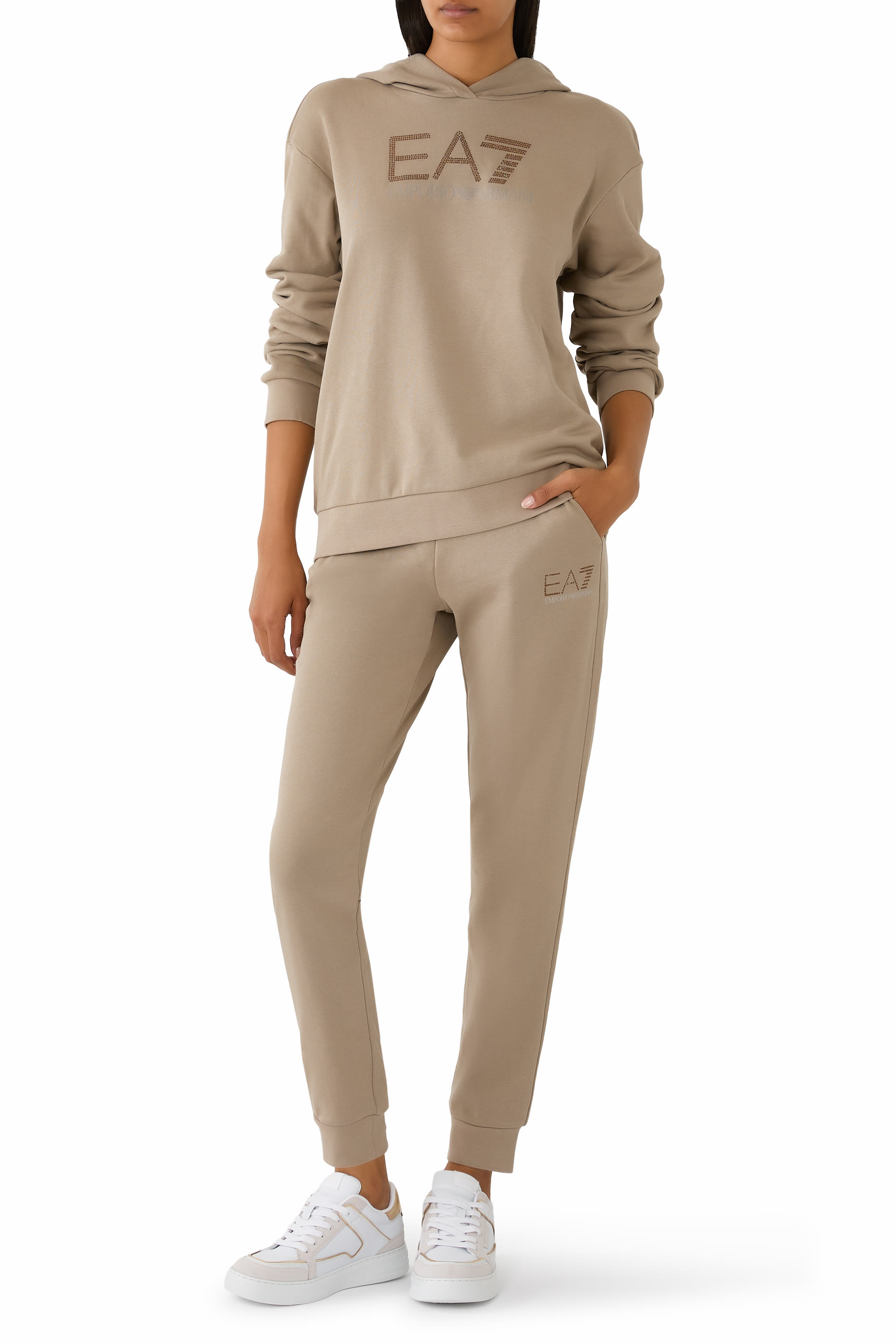 Logo Series Stretch Cotton-Blend Trousers