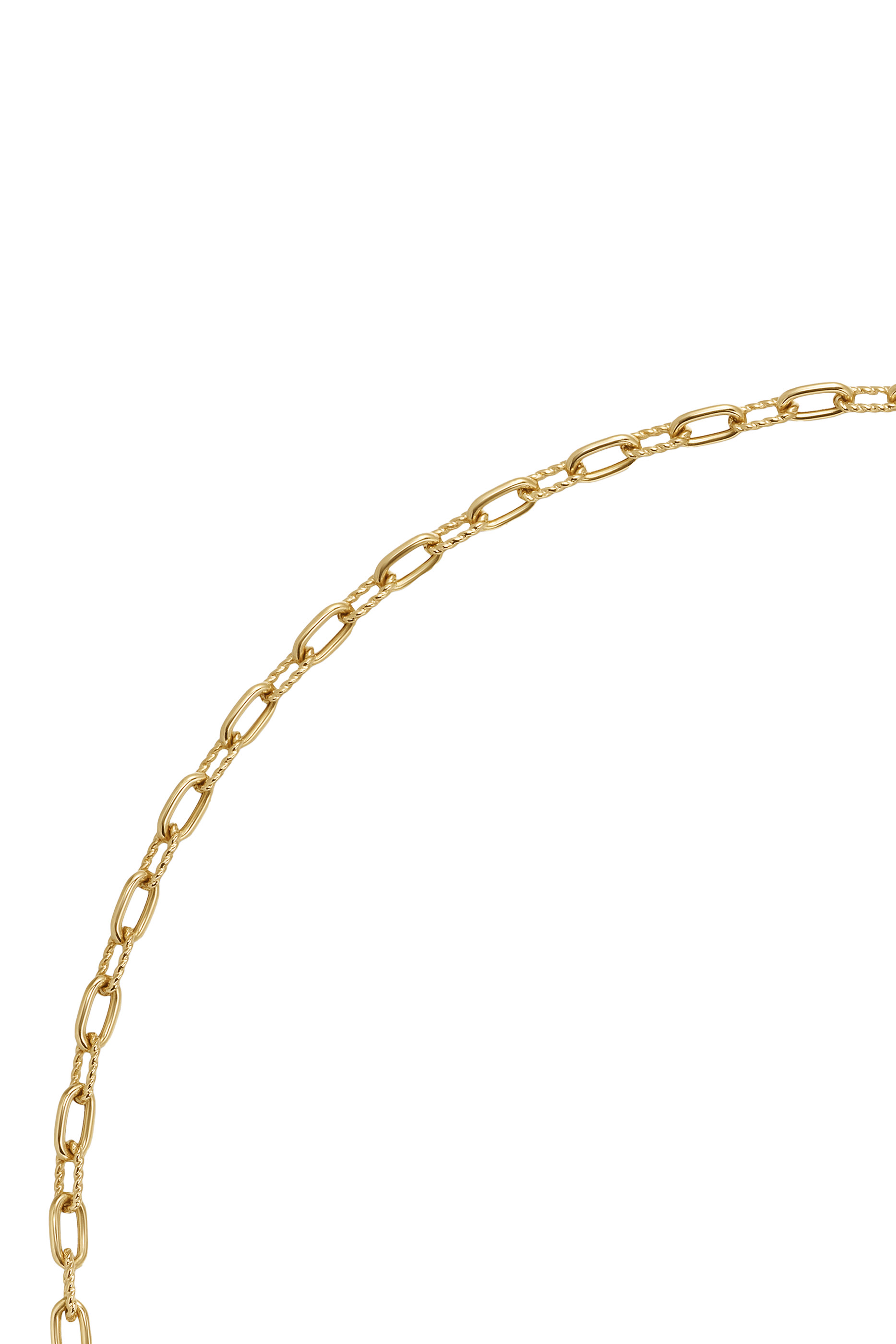 DY Madison® Pavé Toggle Chain Necklace, 18k Yellow Gold & Diamonds