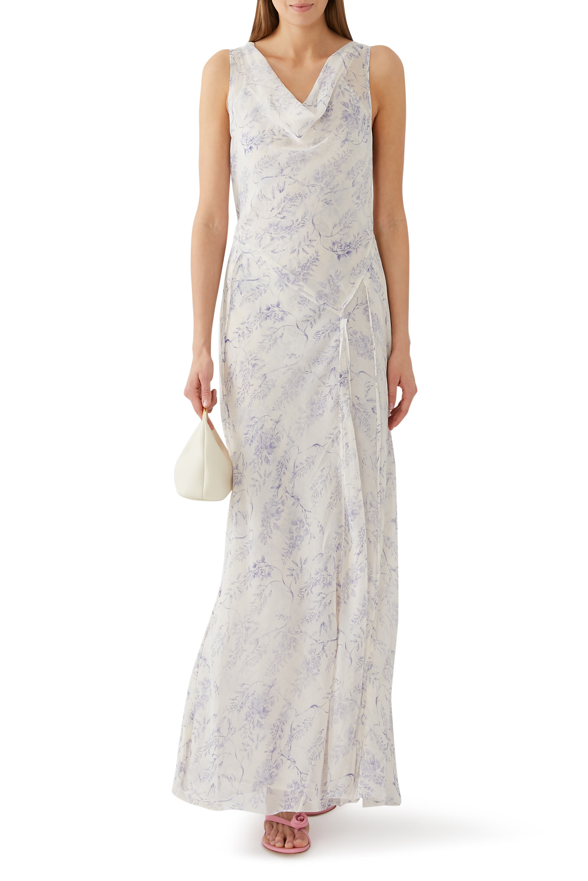 Ditte Chiffon Print Dress