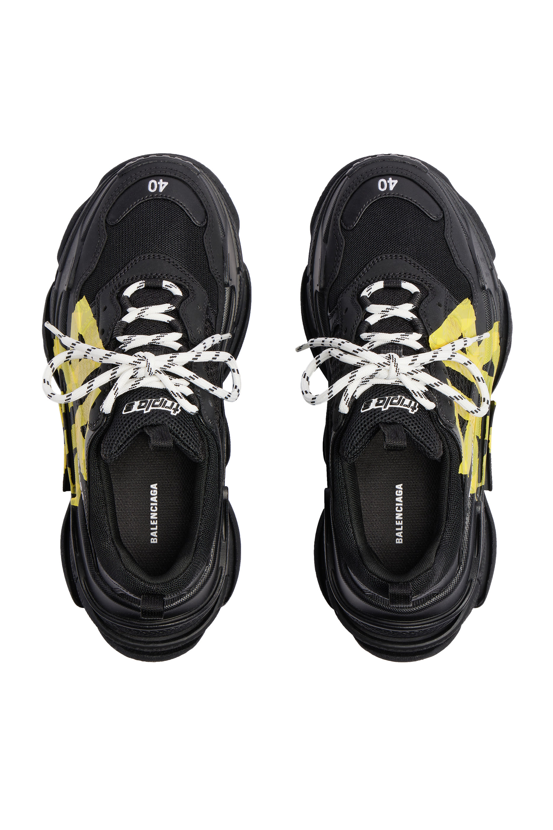 Triple S Sneakers with Tape