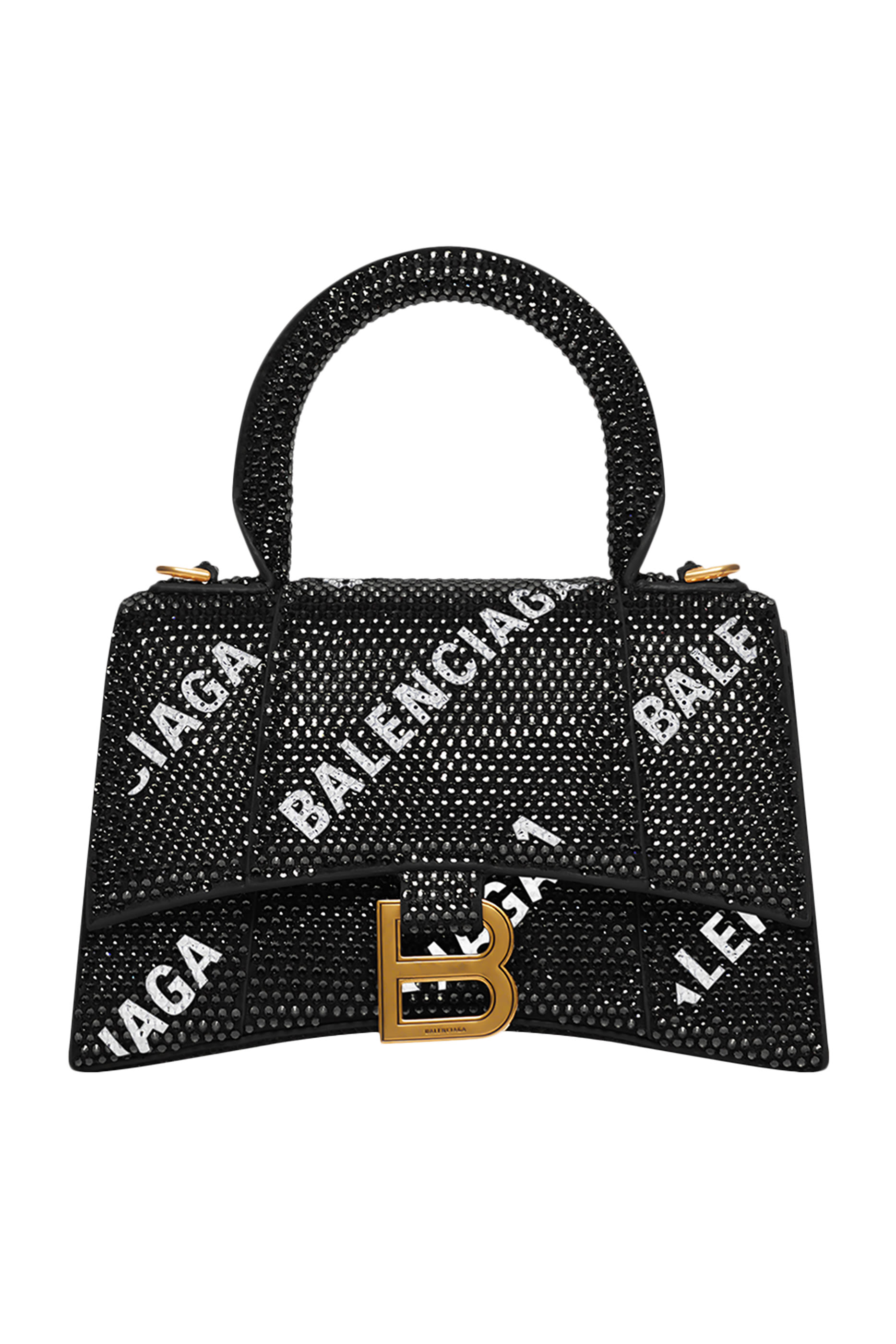 Hourglass XS Handbag With Rhinestones