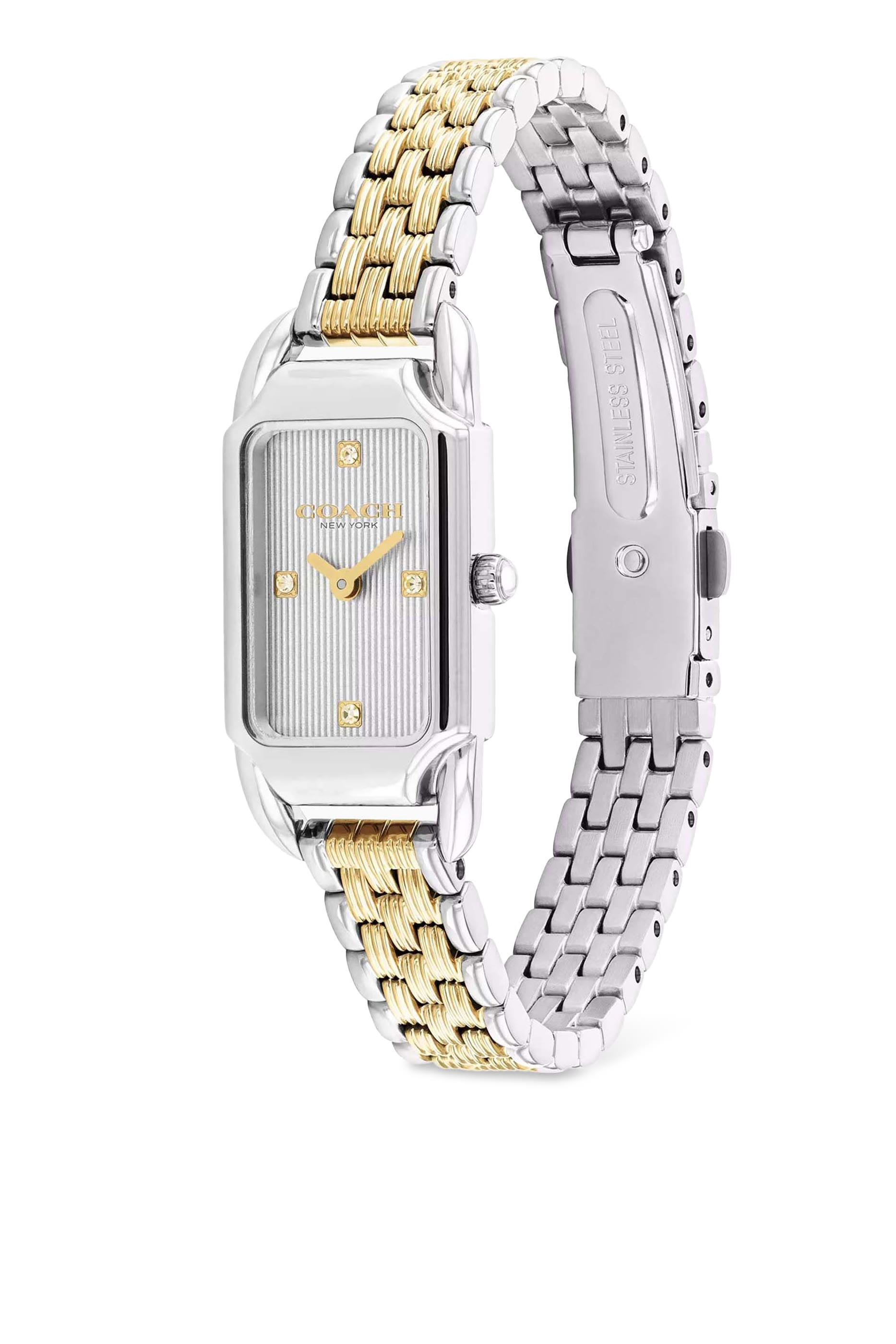 Cadie Two-Tone Stainless Steel Bracelet Watch