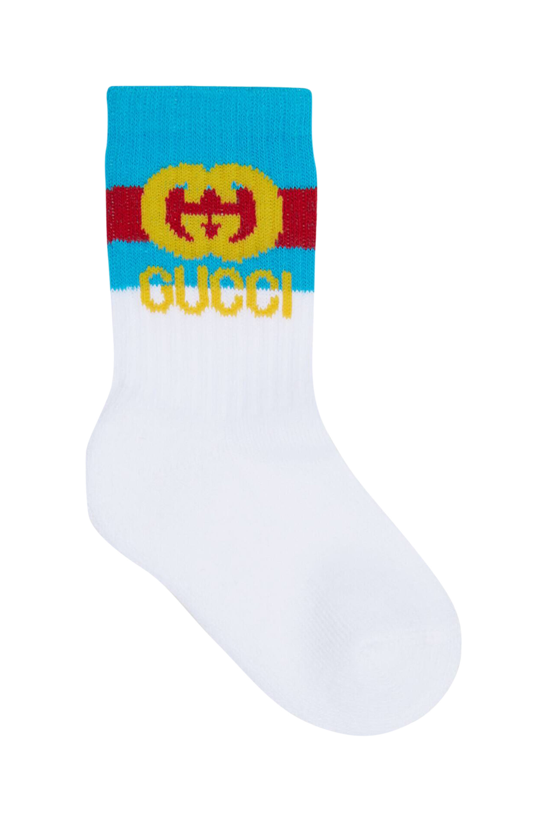 Kids Interlocking G Cotton Socks