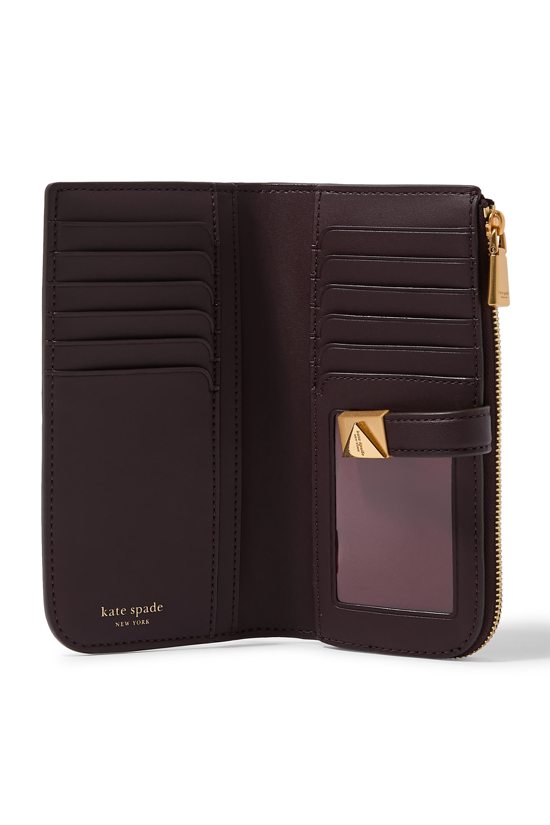 Devin Pebble Leather Zip Wallet