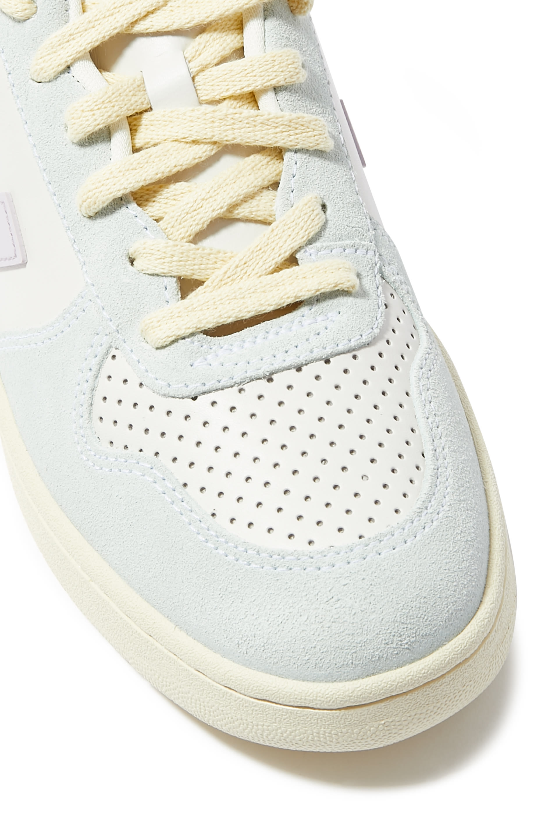 V-10 Leather Low-Top Sneakers