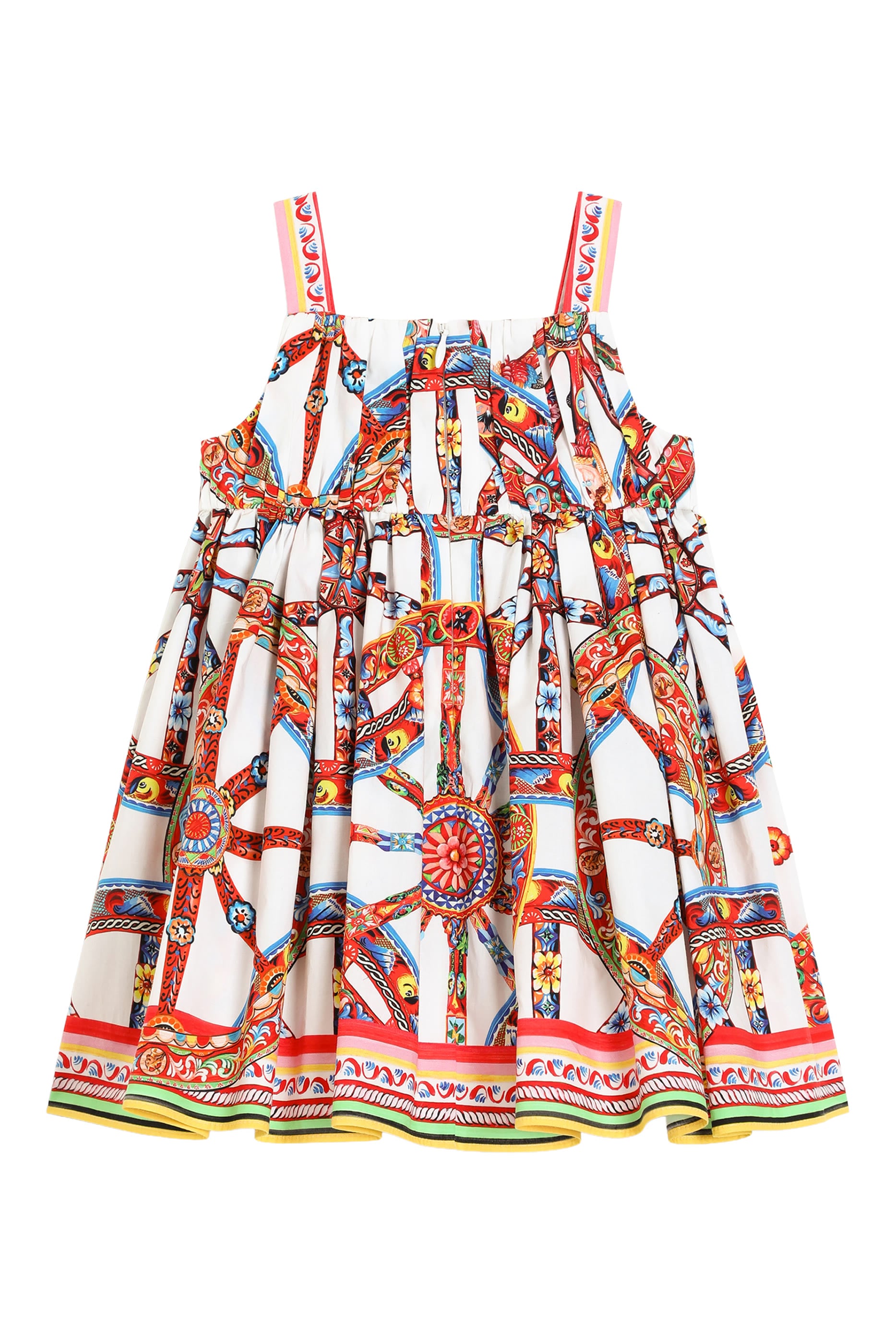 Kids Carretto-Print Dress