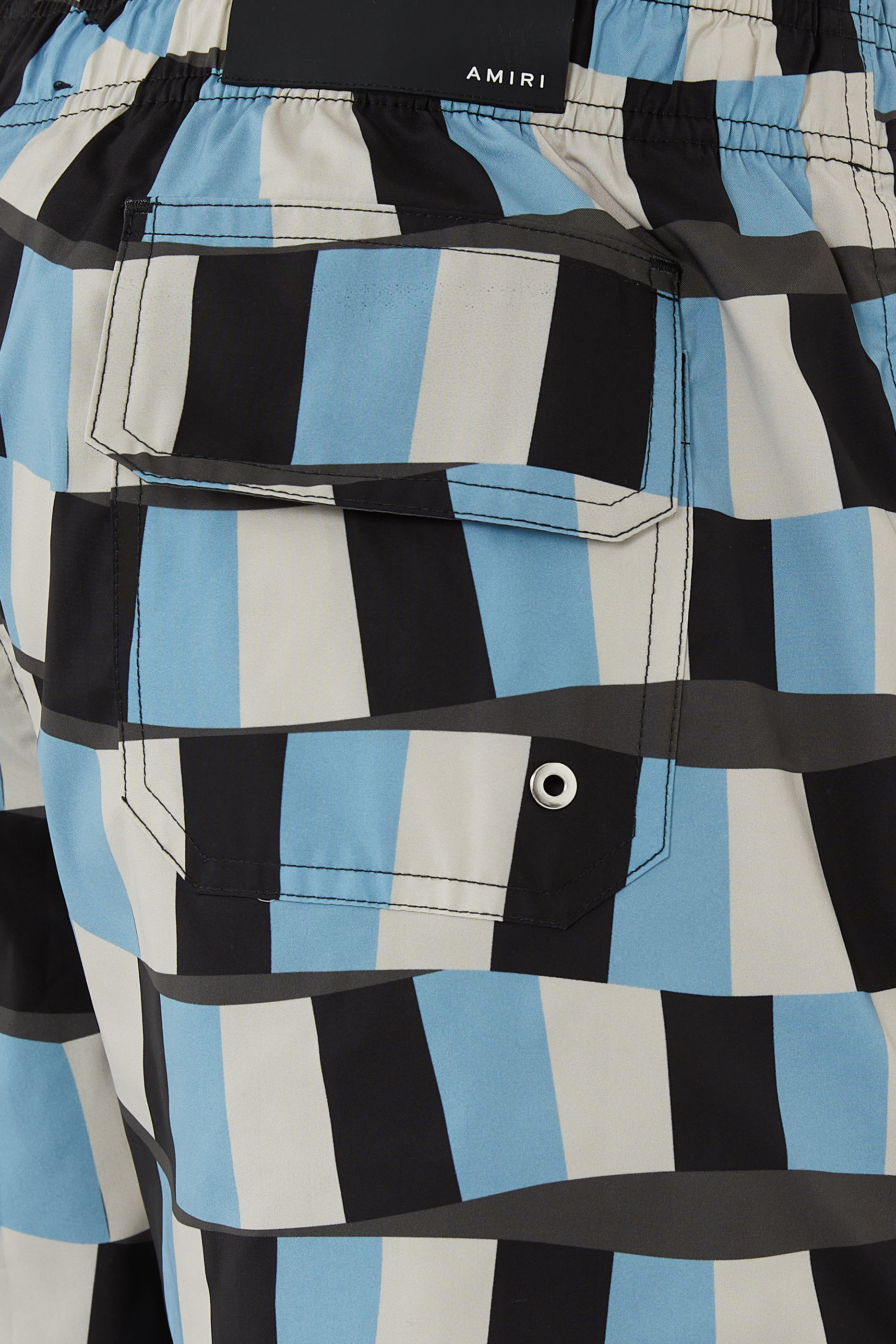 Snake Checker Silk Shorts