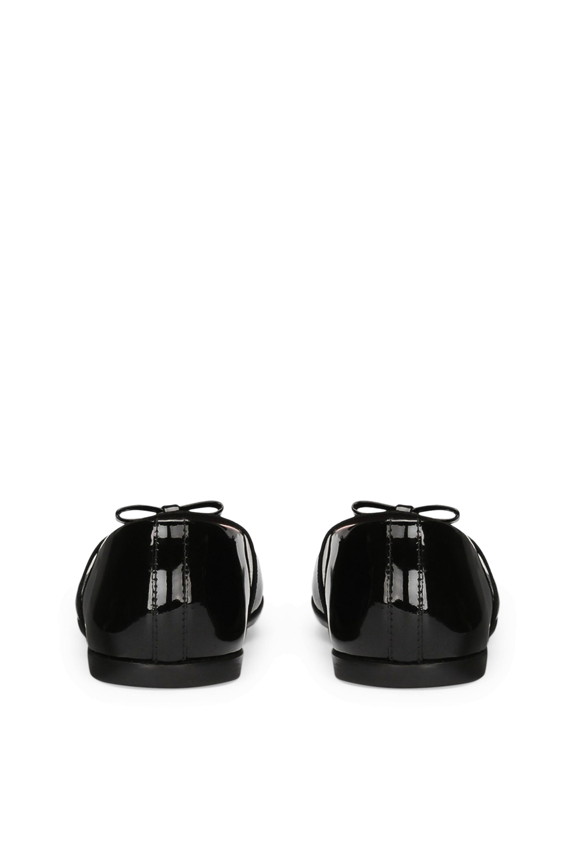 Kids Patent Leather Ballet Flats with Bow