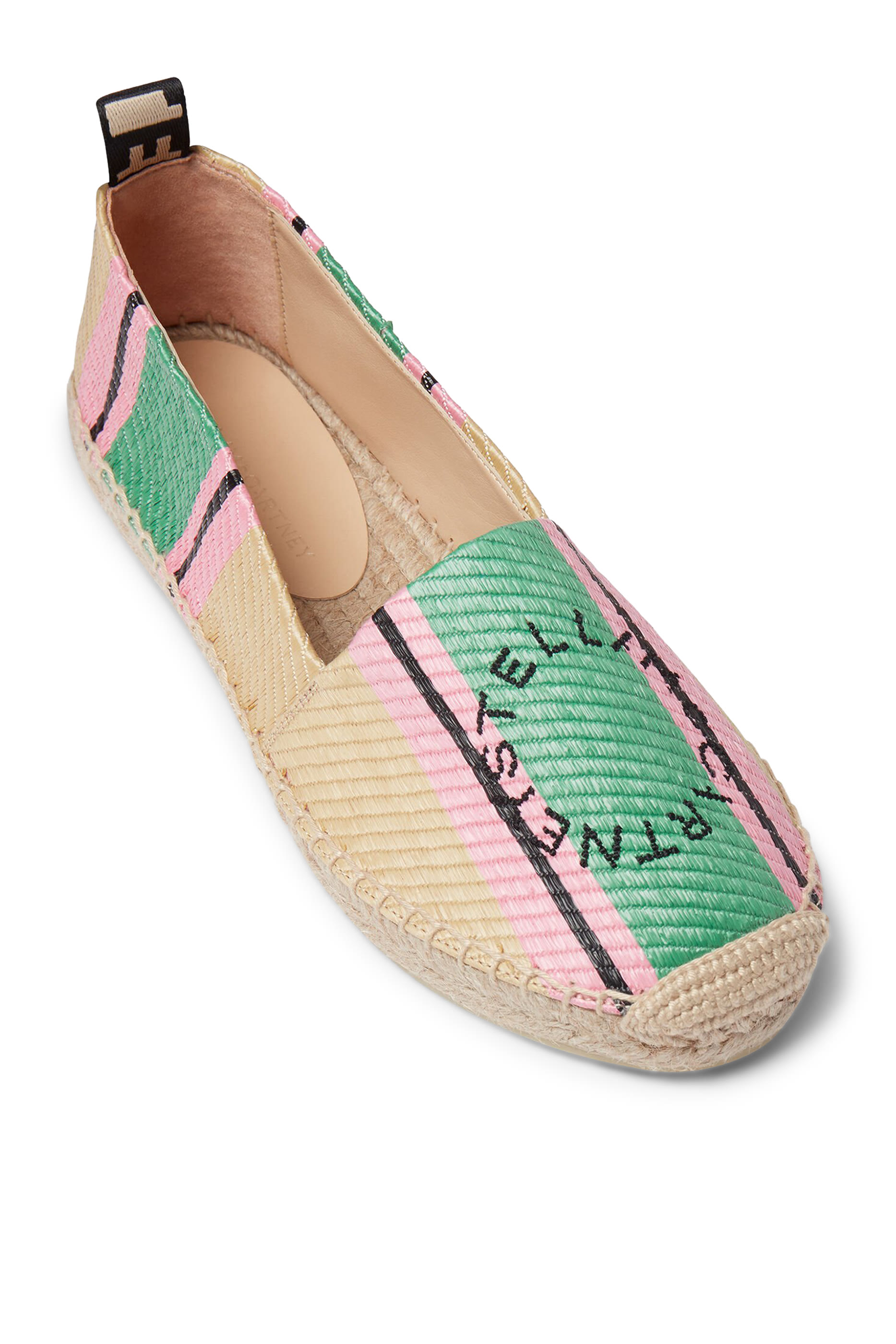 Gaia Striped Raffia Espadrilles