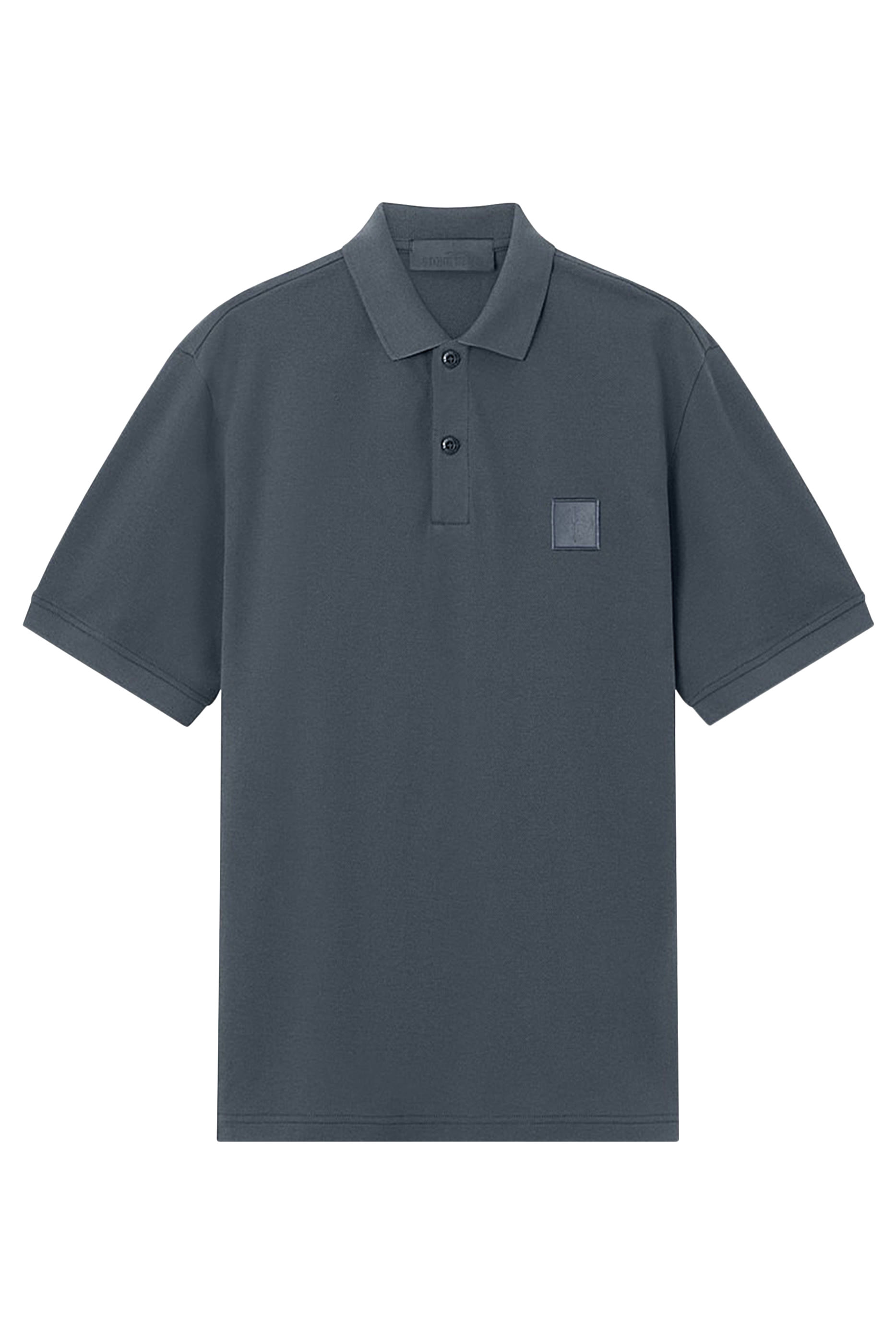 Tonal Compass Patch Polo Shirt