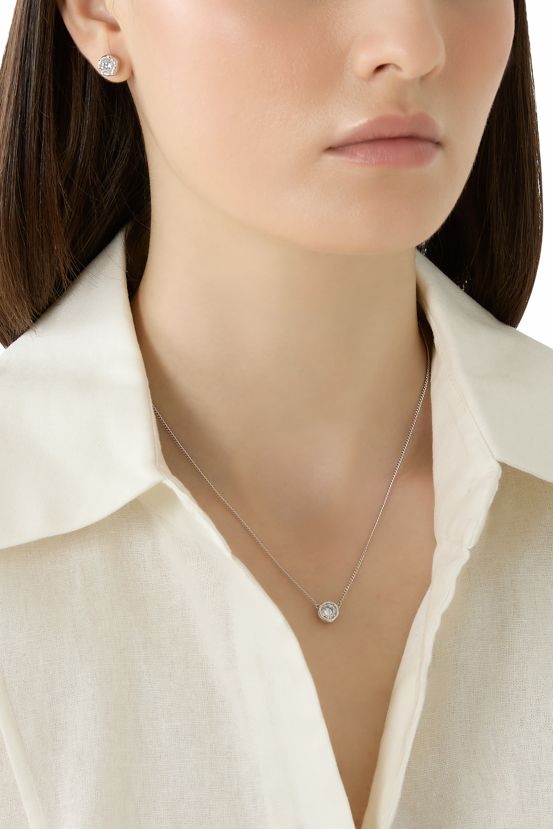 Asterales Solitaire Necklace