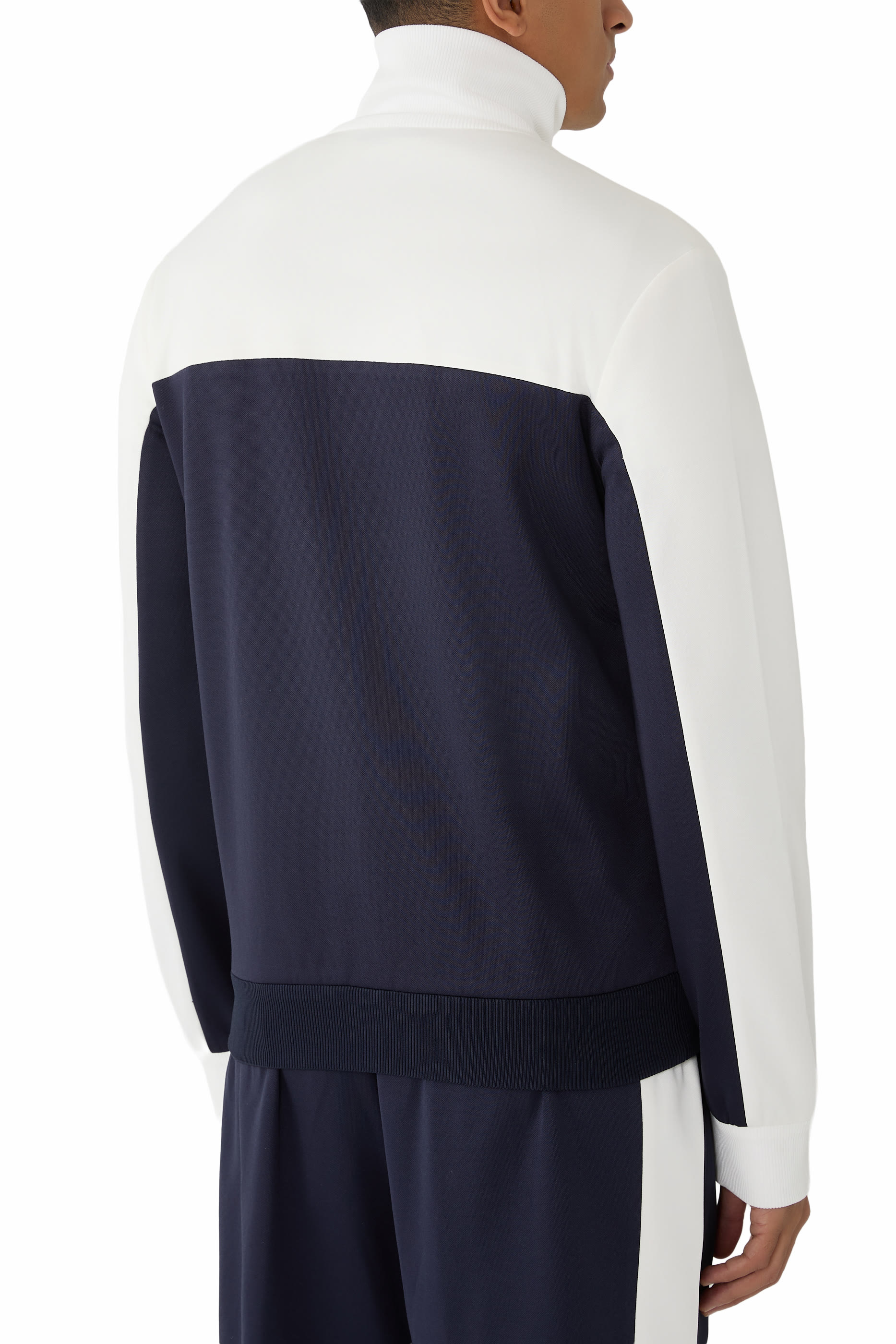 Logo Technical Jersey Zip Jacket