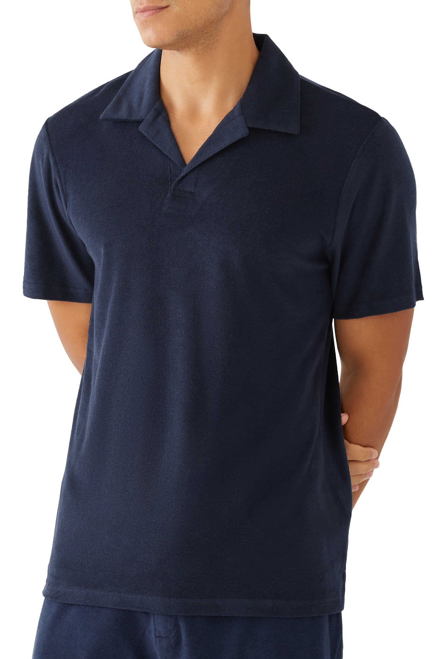 Faustino Terry Cotton Blend Polo