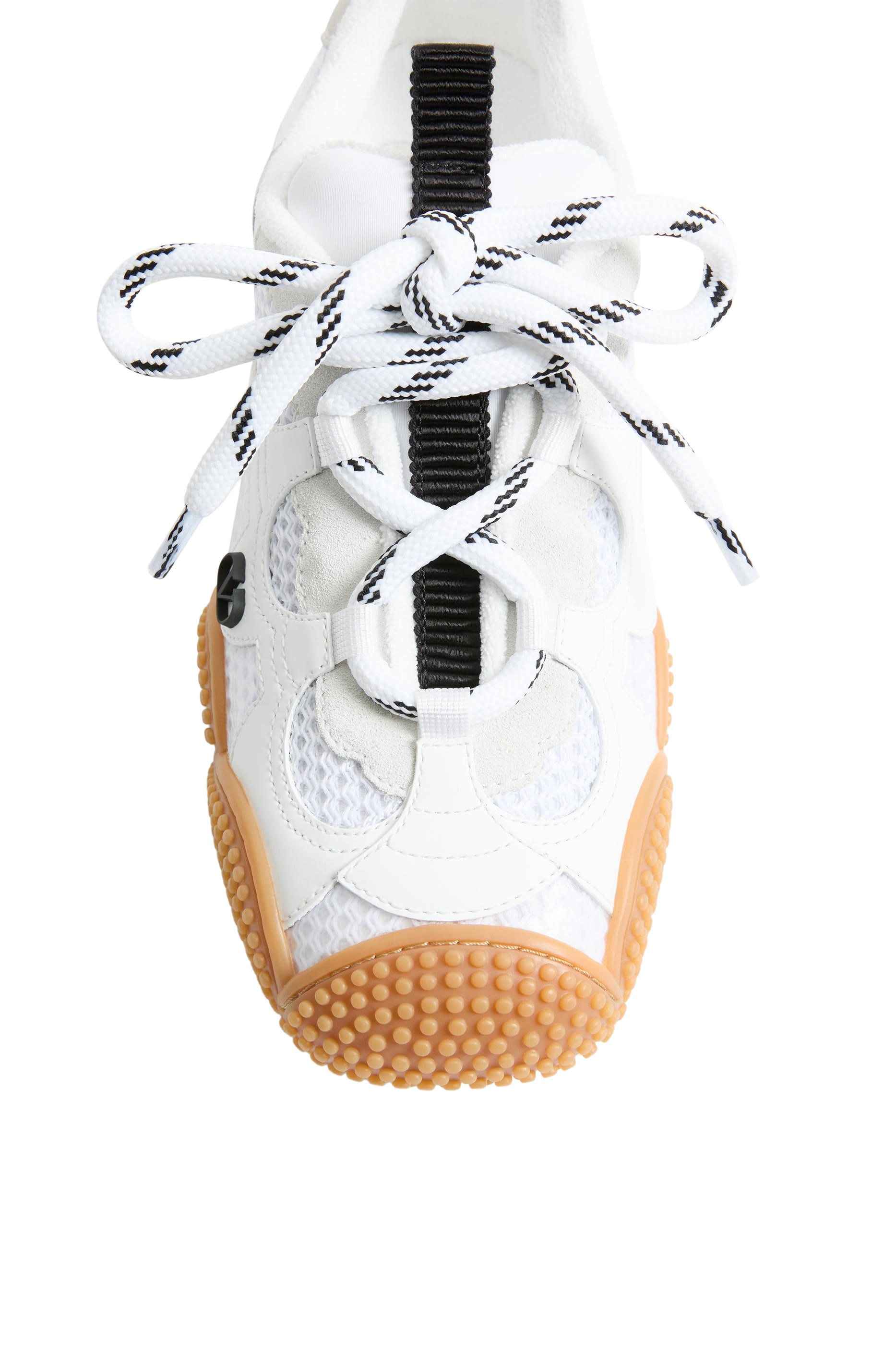  Amphibia Sneakers in Rubberized Calfskin and Split Leather