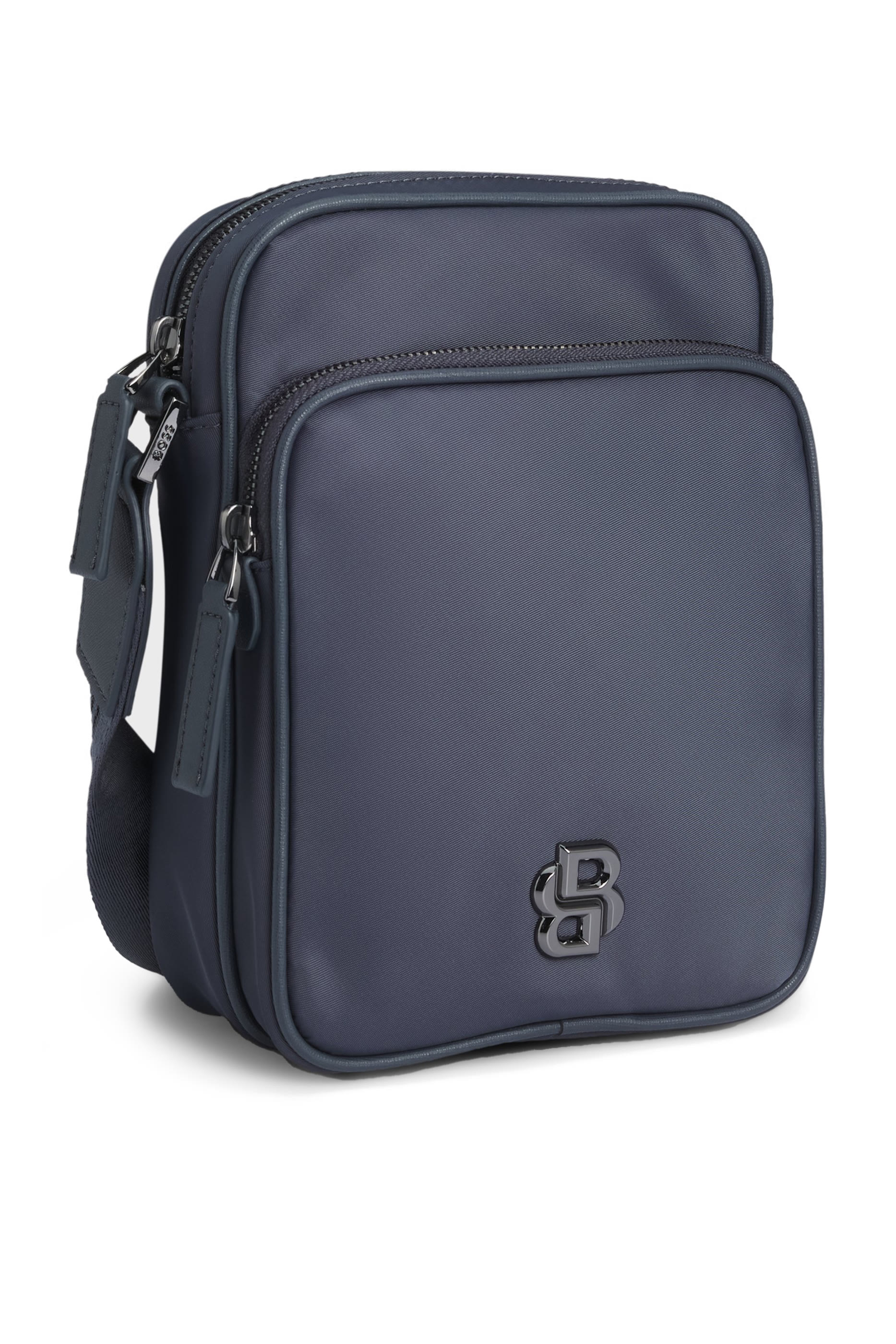 Twill Reporter Bag with Double B