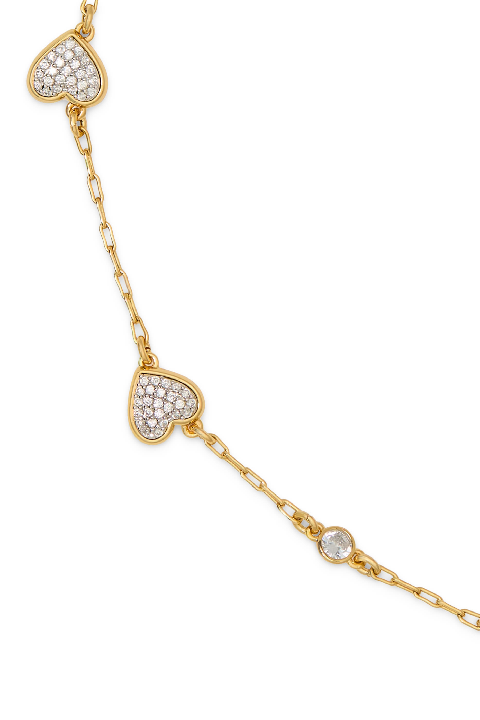 With All My Heart Pav&eacute; Scatter Necklace