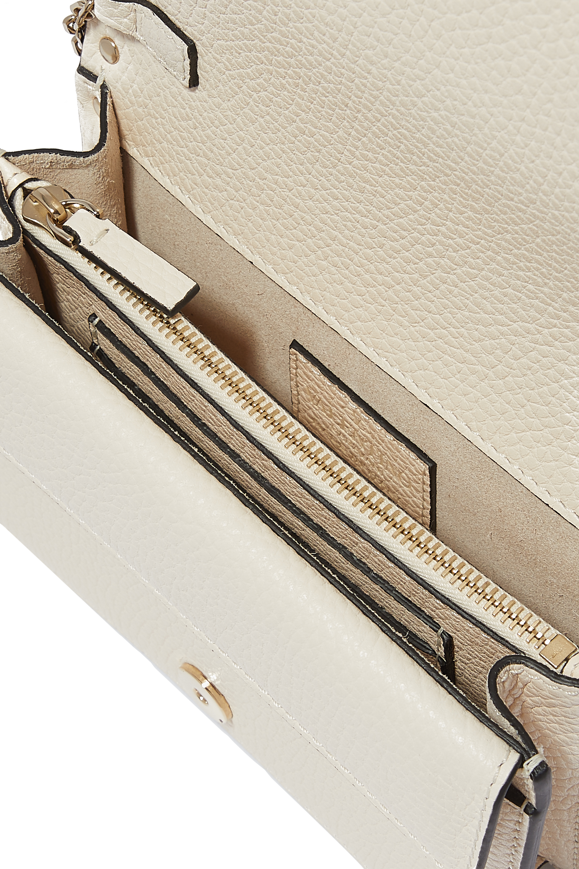  Rockstud Calfskin Chain Pouch