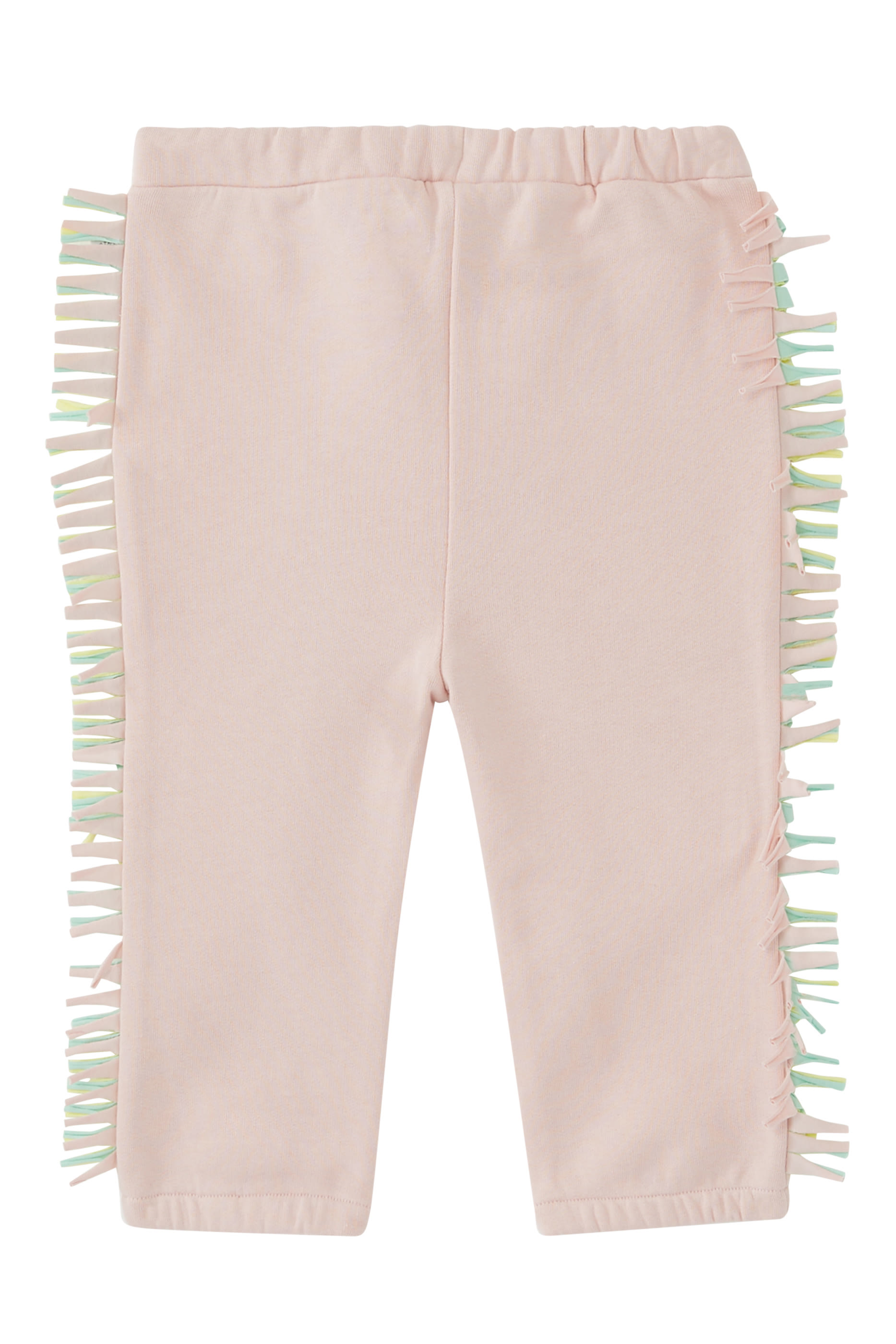Kids Cotton Fringed Joggers