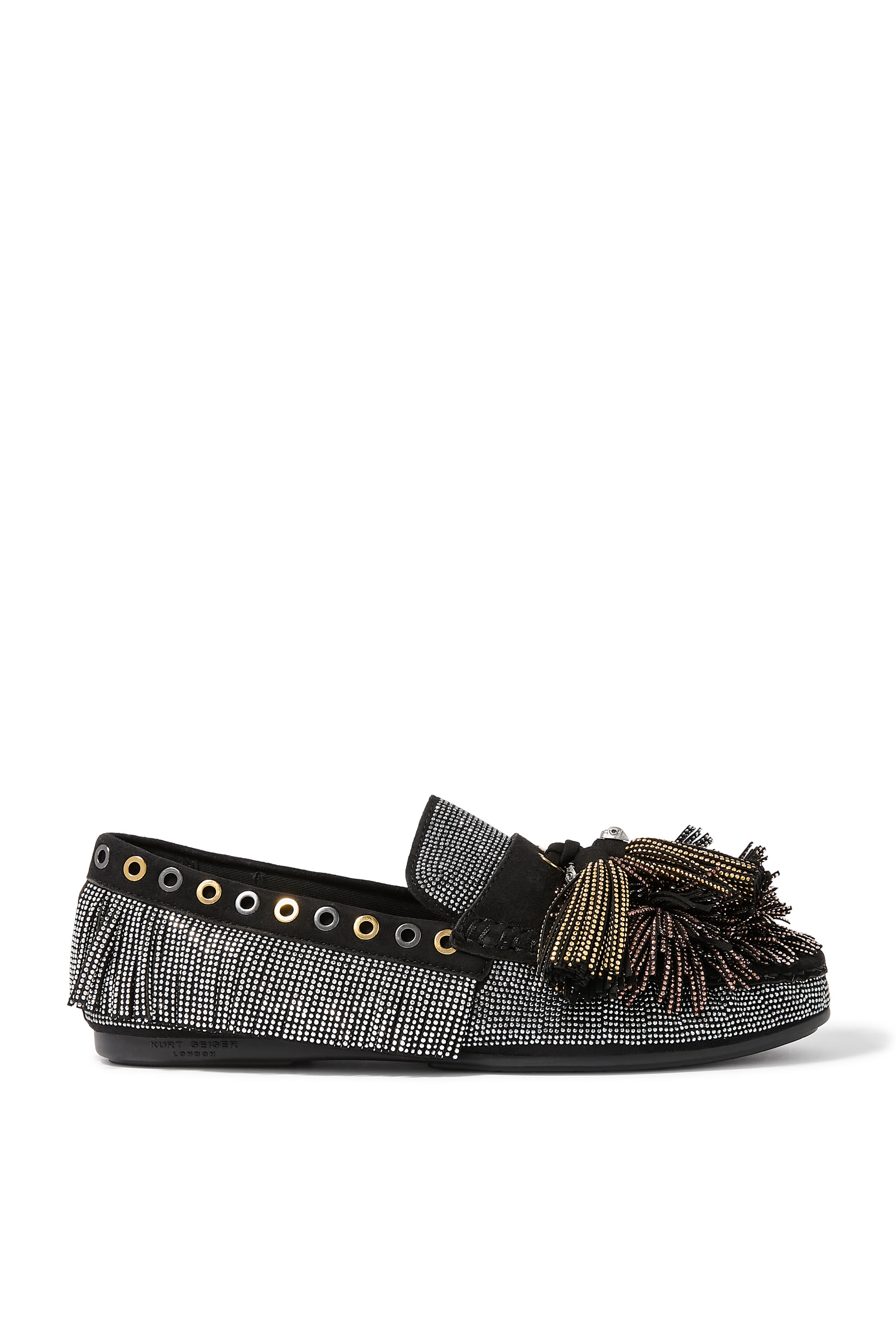 Pom Pom Moccasin Slip-On